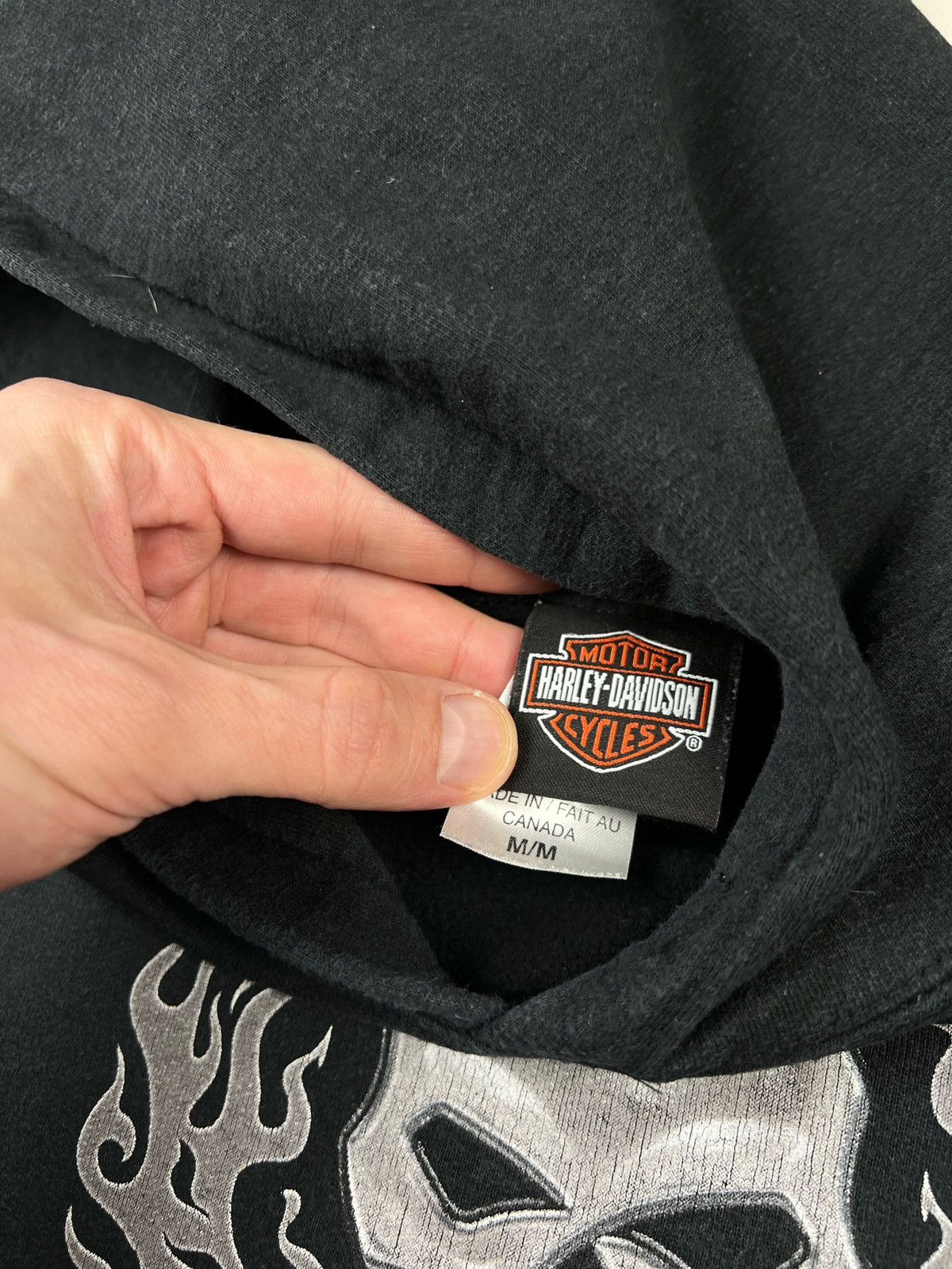 Harley Davidson Crazy Vintage Y2K Harley Davidson Hoodie Skulls Essential Size US M / EU 48-50 / 2 - 9 Thumbnail