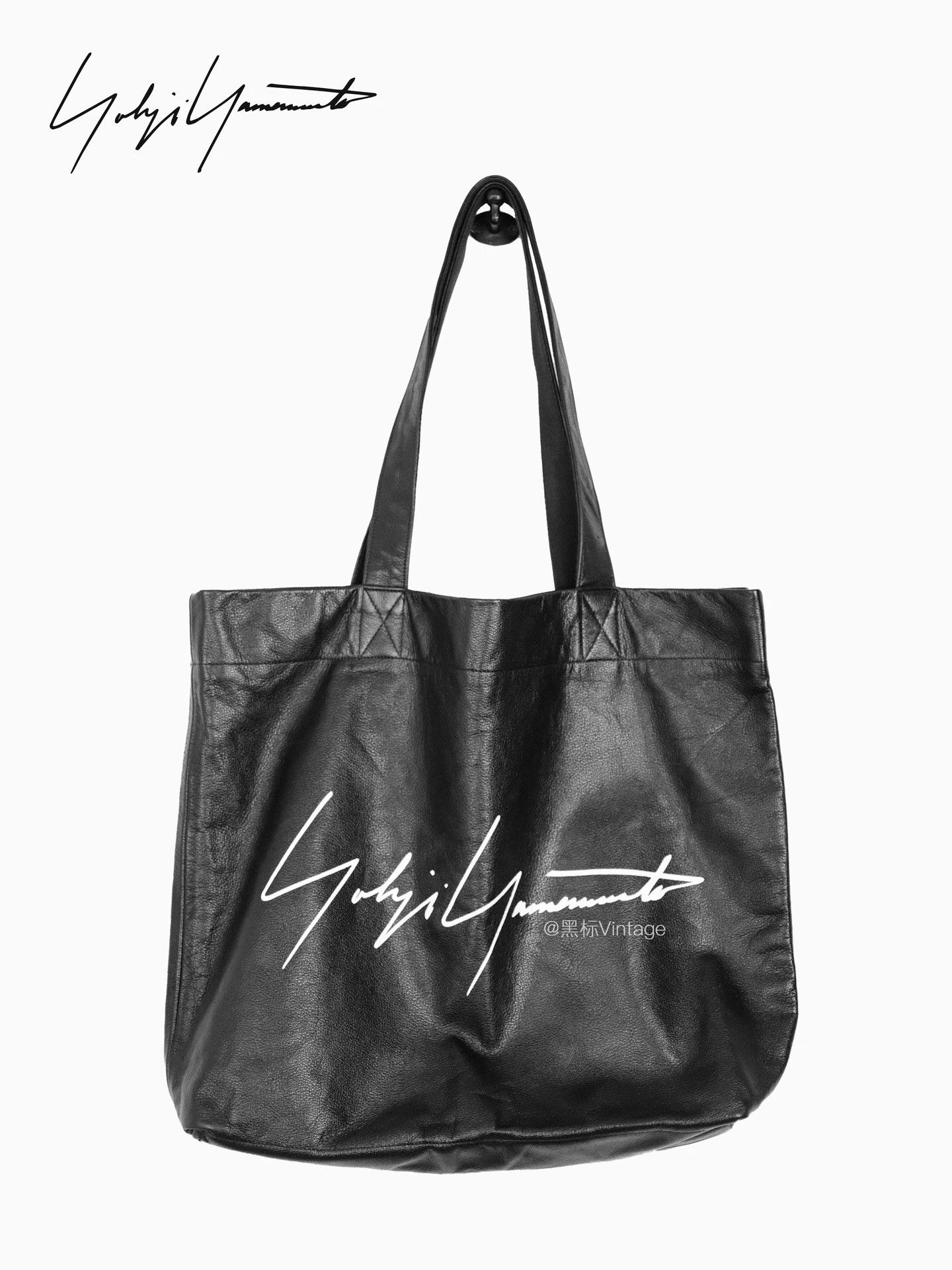 Yohji Yamamoto Yohji Yamamoto Vintage Aoyama Signature Cowhide Tote Bag Size ONE SIZE - 1 Thumbnail