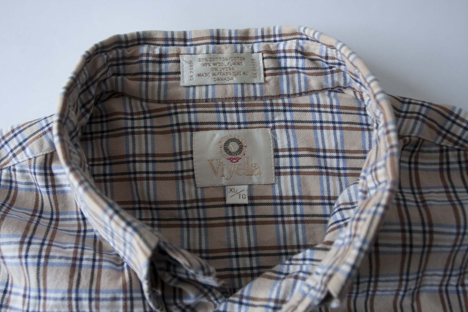 Viyella Viyella Shirt Flannel Made in Canada Size XL Plaid Size US XL / EU 56 / 4 - 3 Thumbnail