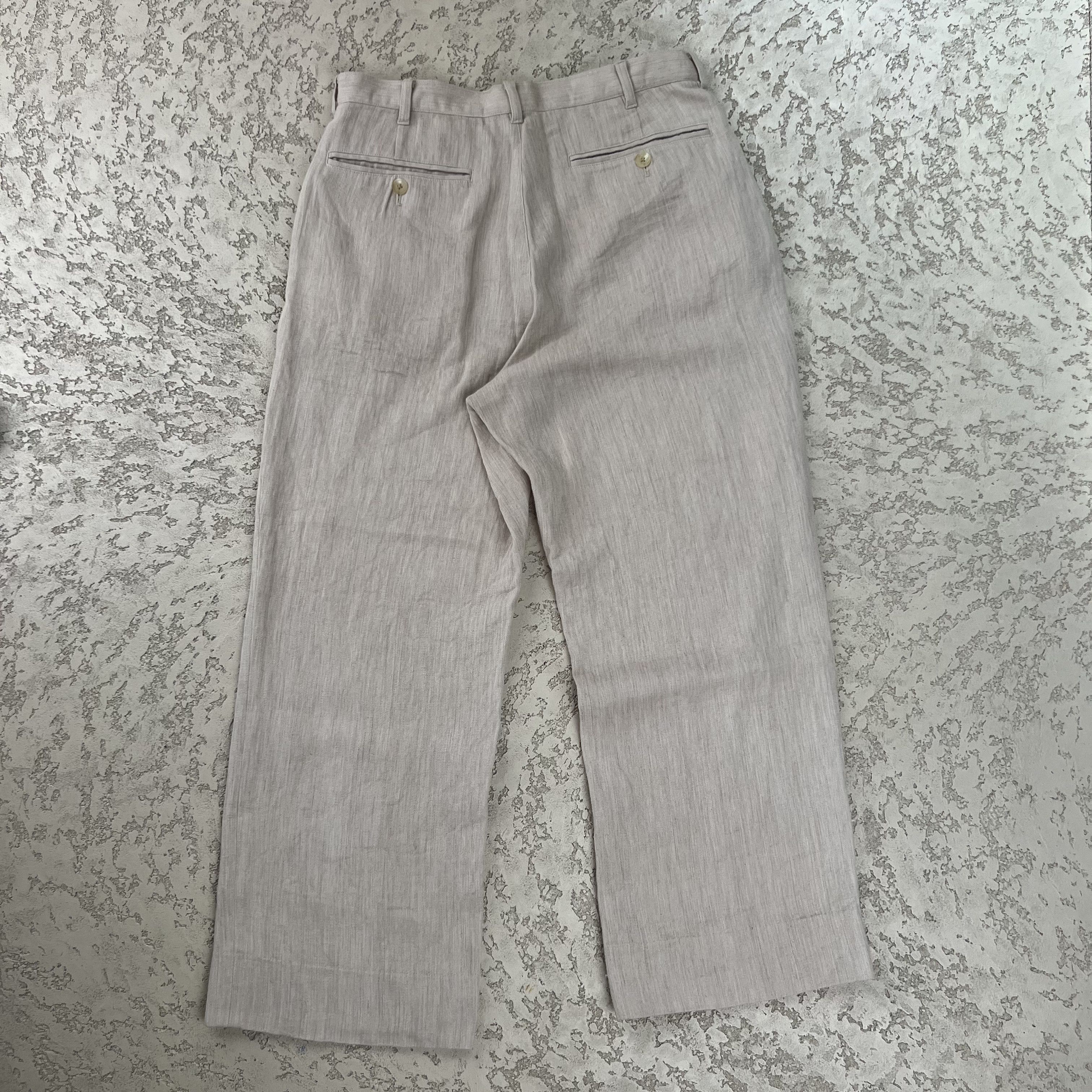 パンツ AURALEE COTTON WOOL DOUBLE CLOTH SLACKS Auralee Cotton Wool Double Cloth Slacks - Size 4