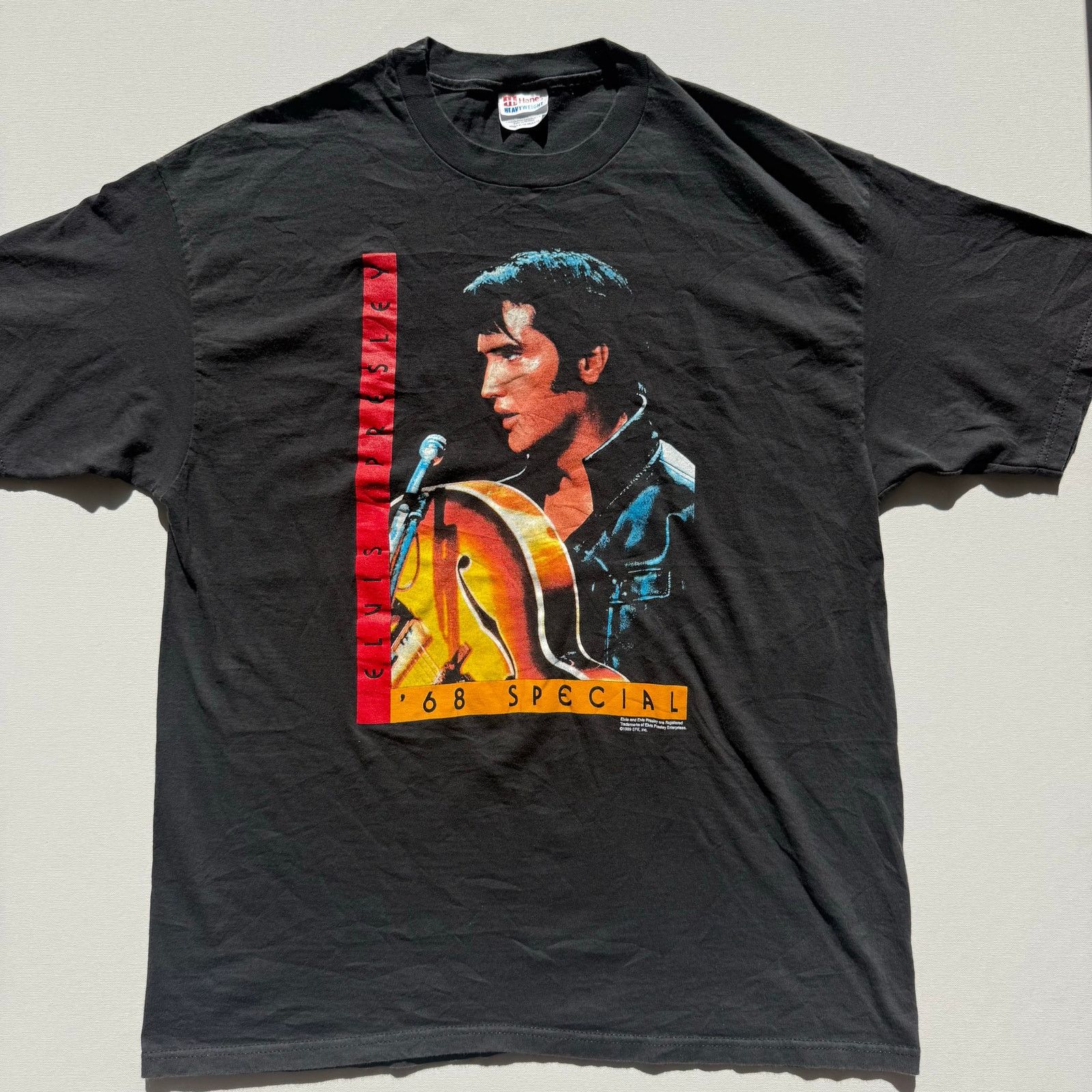 Hanes Vintage 1999 Elvis Presley '68 Special Graphic T-Shirt Hanes Size US XL / EU 56 / 4 - 1 Thumbnail