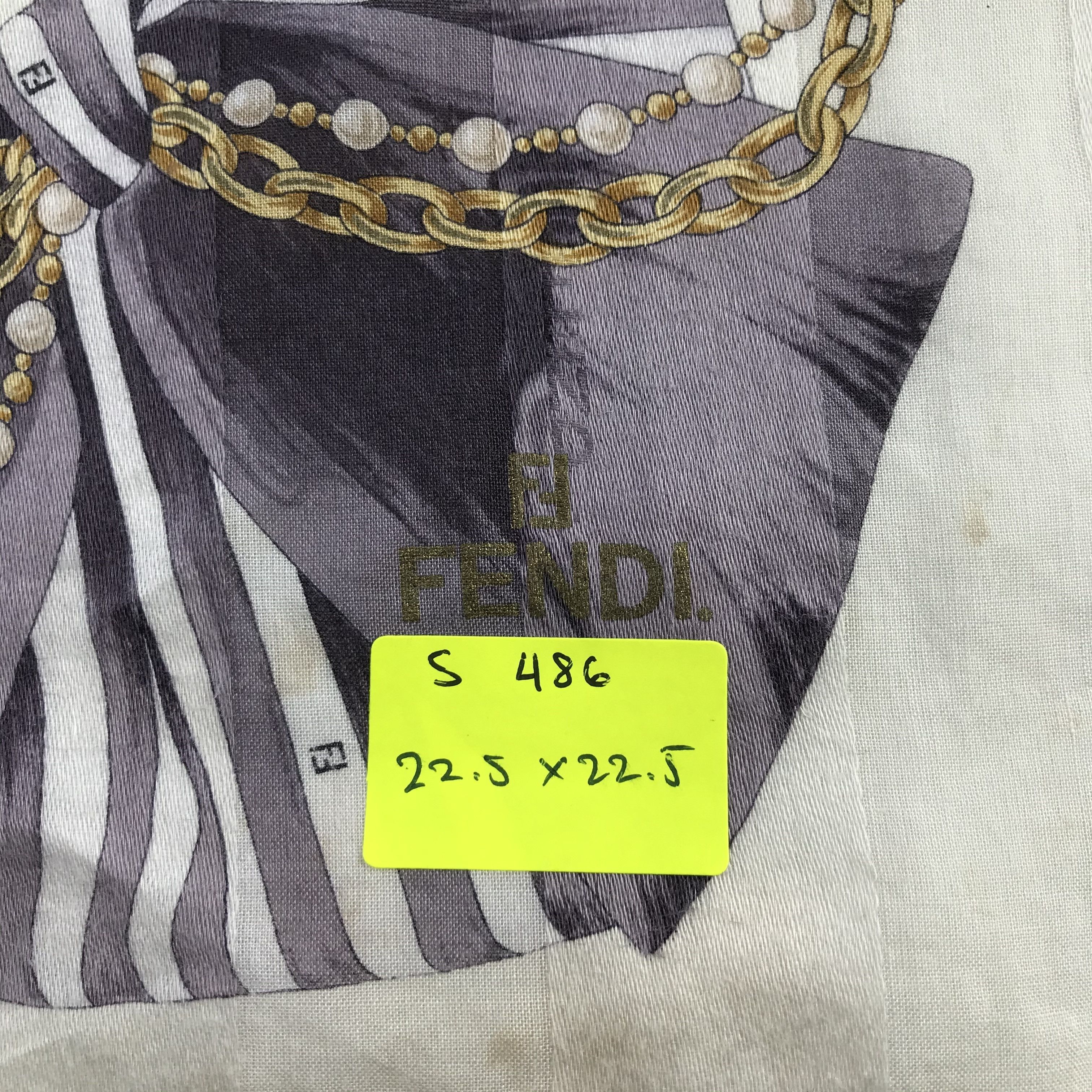 Vintage Vintage Fendi Bandana / Handkerchief / Neckerchief - S486 Size ONE SIZE - 4 Thumbnail