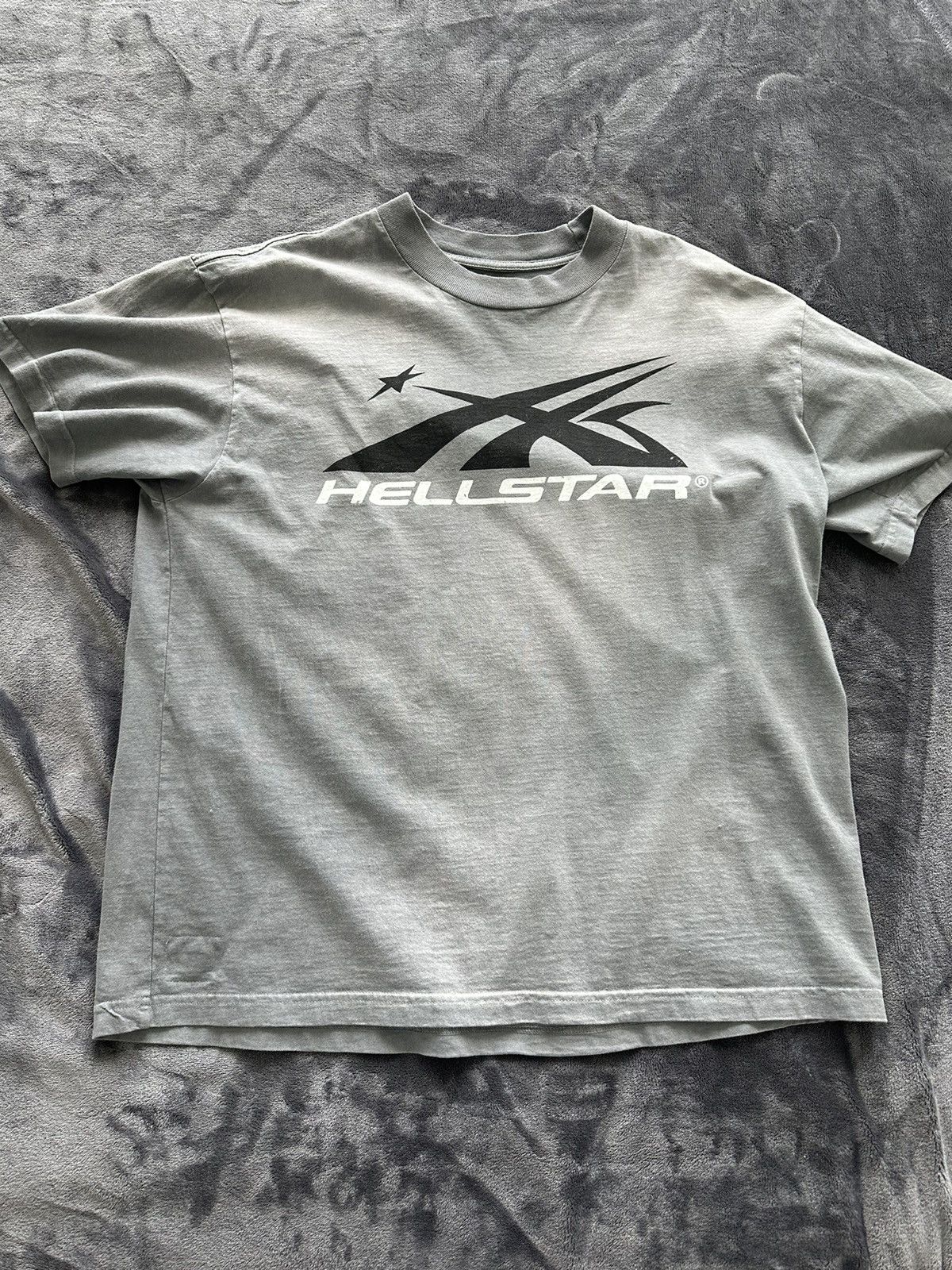 HELLSTAR Hellstar Grey T-Shirt | Grailed