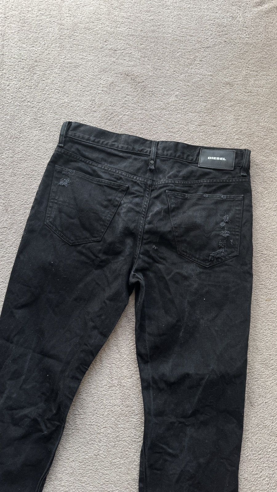 If Six Was Nine Diesel Mharky Ripped Faded Straight Jeans LGB hedi slimane Size US 30 / EU 46 - 4 Thumbnail
