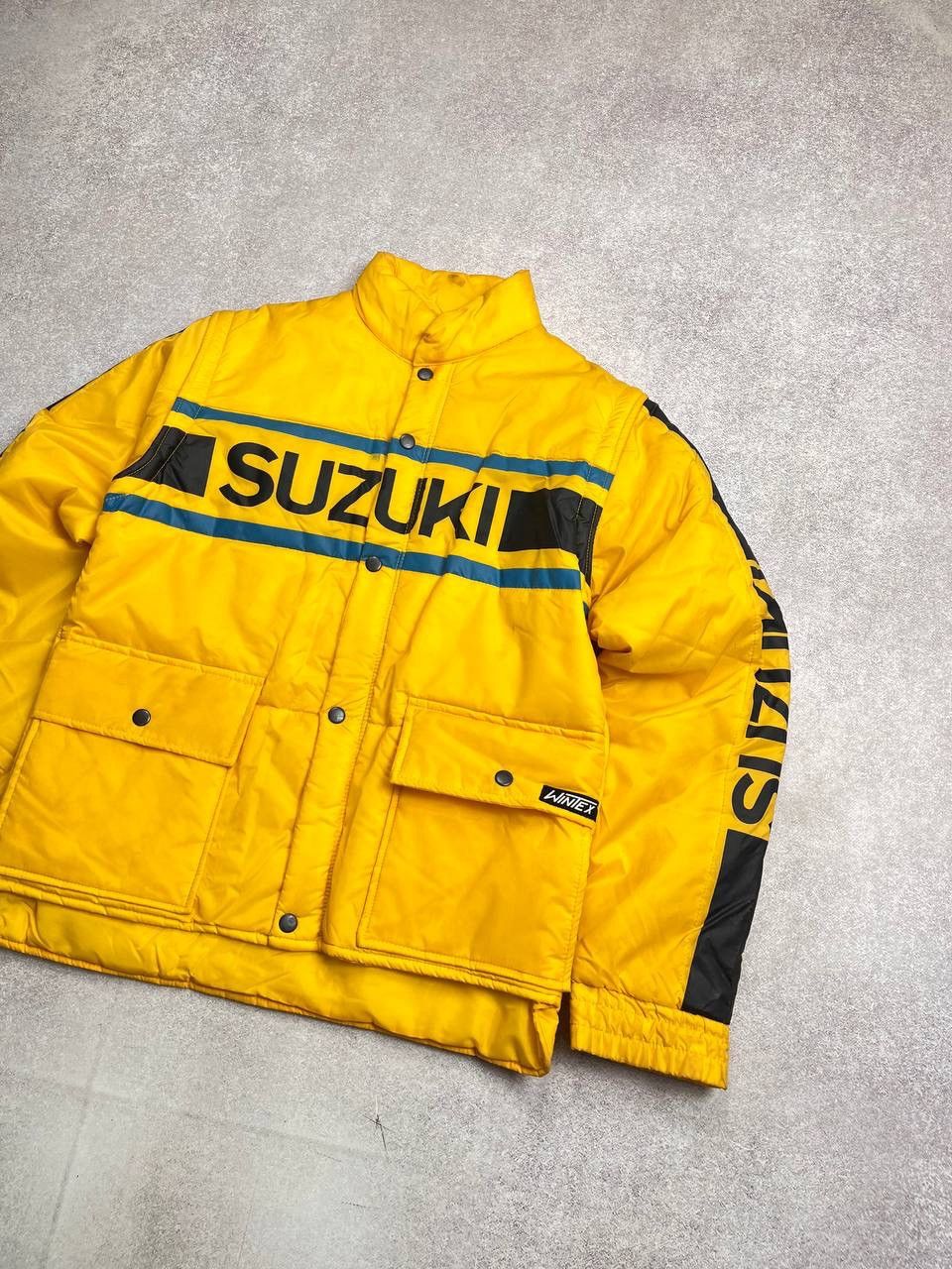 Vintage Vintage Suzuki Racing Modular Yellow Down Puffer Jacket S Size US S / EU 44-46 / 1 - 2 Thumbnail