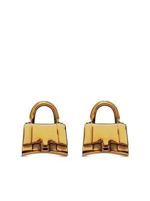 Balenciaga o1in1g1024 Size : OS / Bag XS Stud Earrings in Gold Size ONE SIZE - 1 Thumbnail