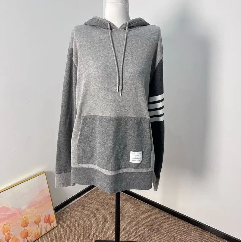 Thom Browne Thom Browne Gray Women's Hoodie 0089 Size XL / US 12-14 / IT 48-50 - 1 Thumbnail