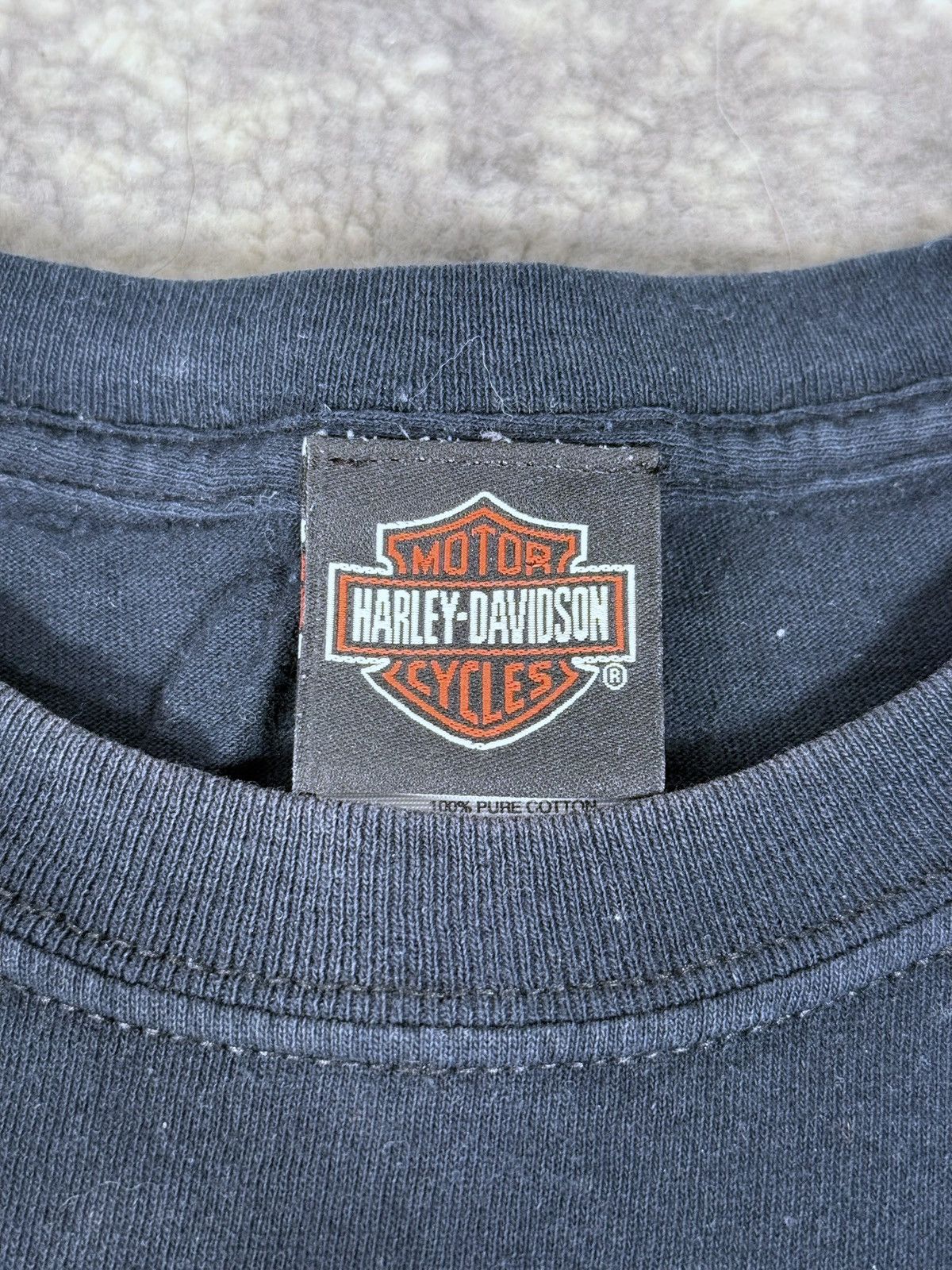Harley Davidson Y2K 2005 Harley Davidson Financial Services Biker T-Shirt Size US L / EU 52-54 / 3 - 6 Thumbnail