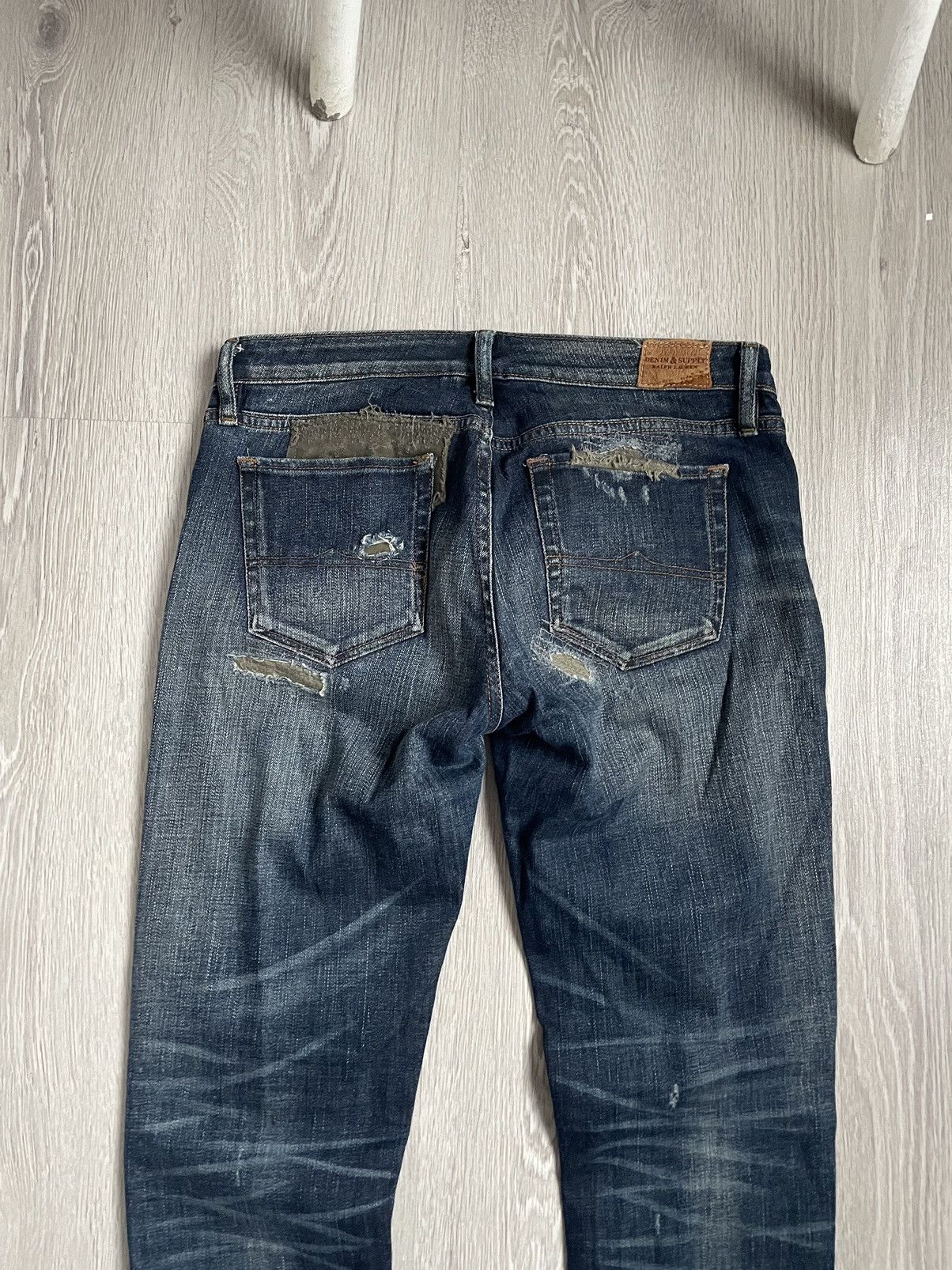 Denim & Supply Ralph Lauren Rare💥 Patchwork Denim Supply Ralph Lauren Skinny Jeans Size US 31 - 5 Thumbnail