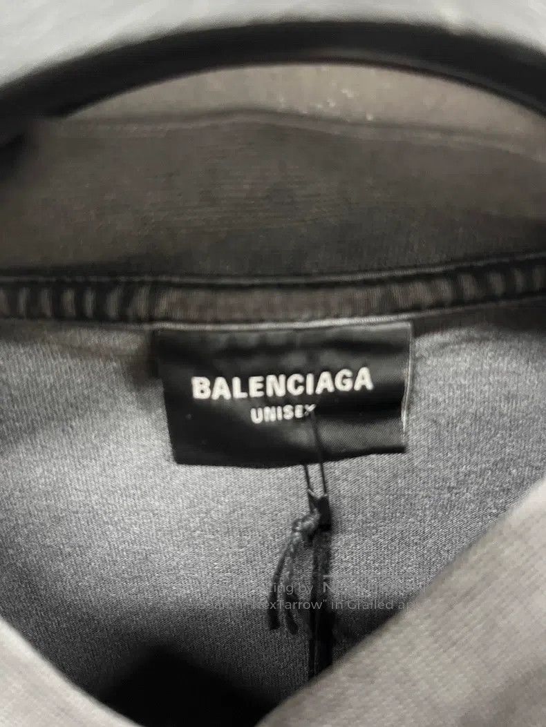 Balenciaga Balenciaga Georgian Night Scene Washed Long Sleeve Size US S / EU 44-46 / 1 - 2 Thumbnail