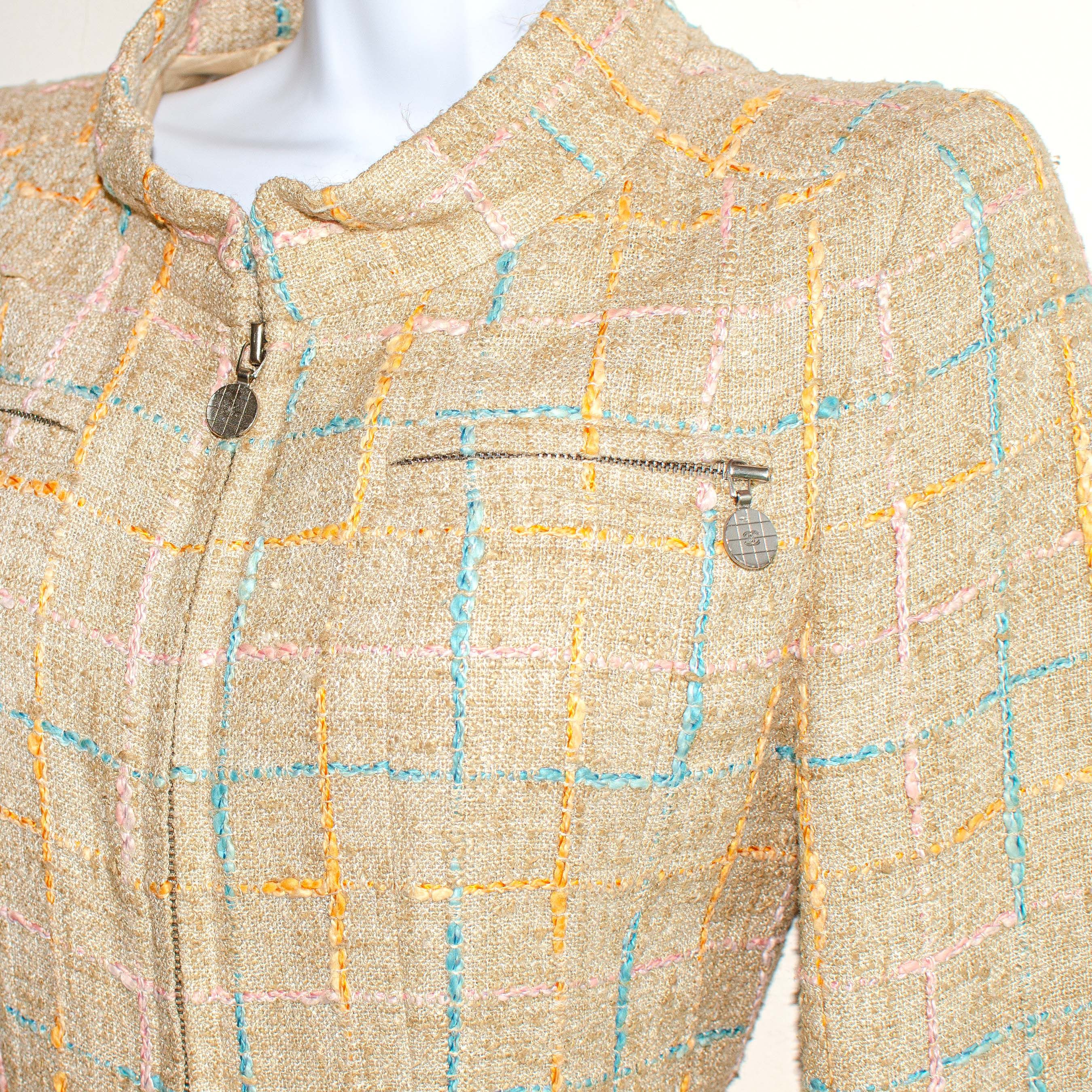 Chanel Chanel Spring 2001 Vintage tweed Jacket Size XS / US 0-2 / IT 36-38 - 3 Thumbnail