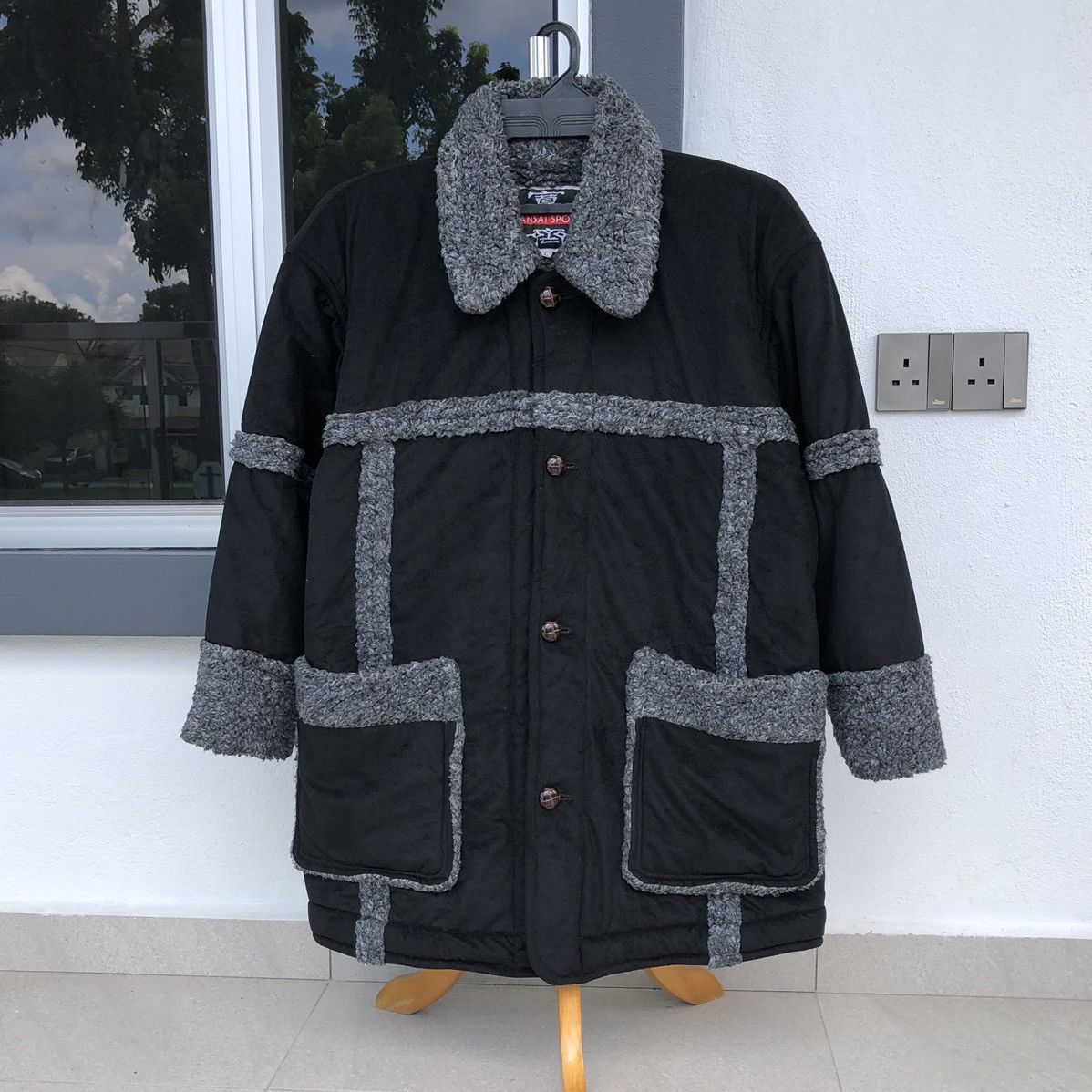 Kansai Yamamoto Vintage Kansai Sports winter/sherpa coach jacket Size US L / EU 52-54 / 3 - 3 Thumbnail