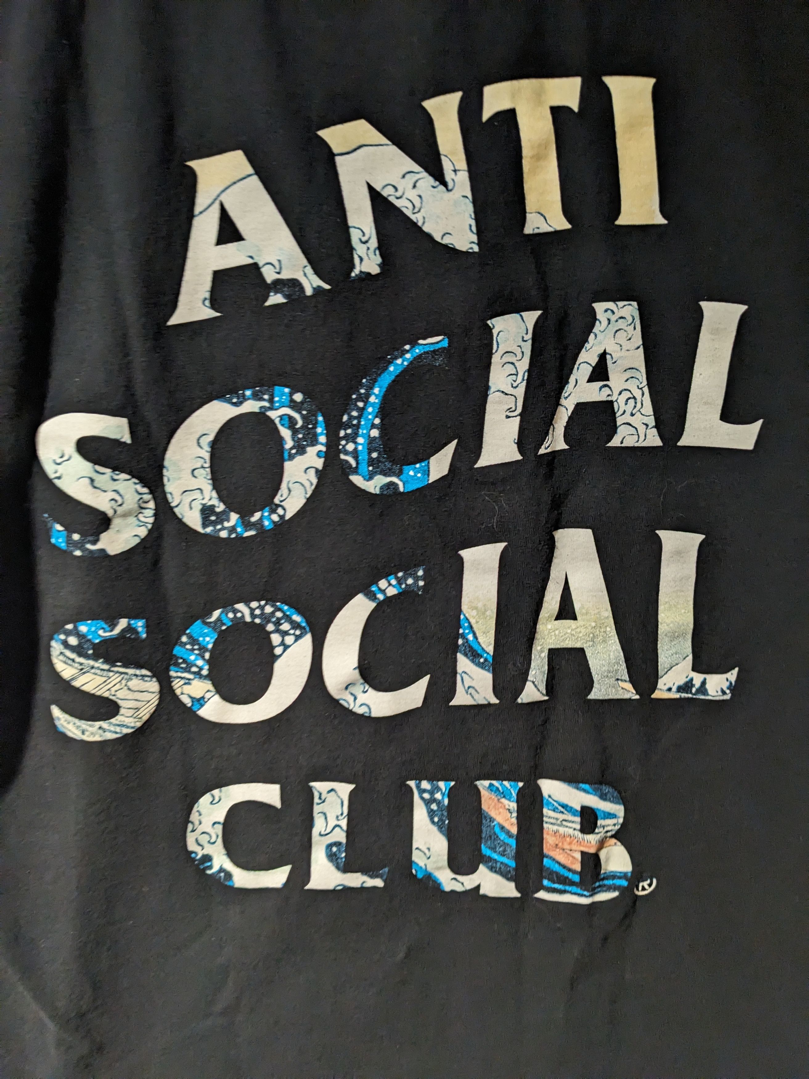 Anti Social Social Club × Designer Anti Social Social Club Kanagawa Art Painting Medium T-Shirt Size US M / EU 48-50 / 2 - 2 Thumbnail