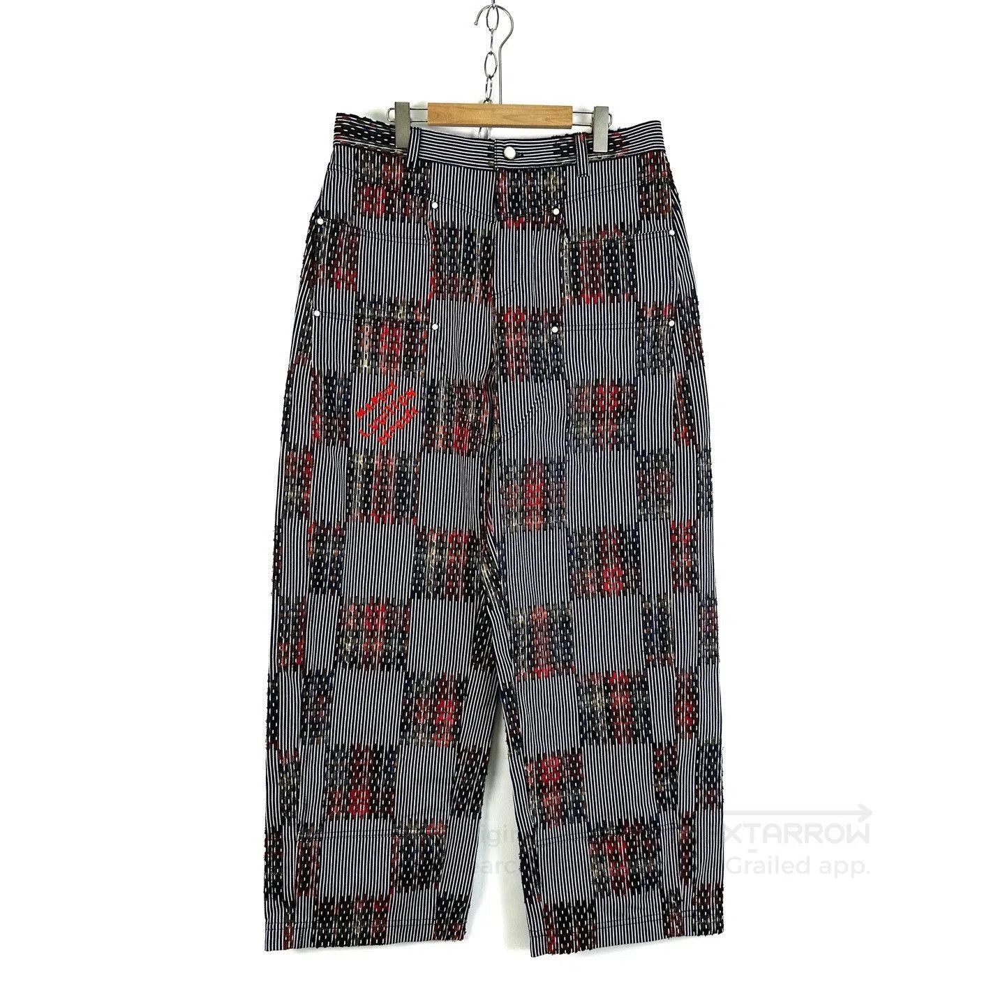 Louis Vuitton LV x NIGO Checkerboard Cargo Jeans. Size US 34 / EU 50 - 1 Thumbnail