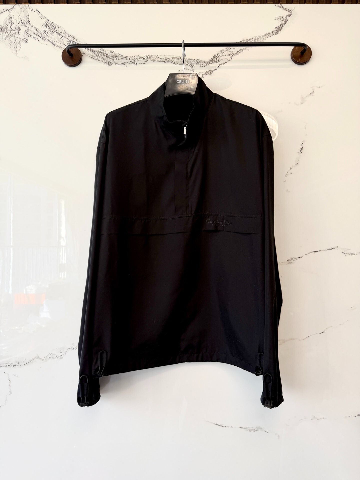 Dior Dior 25SS Black Silk CD Zip Jacket Size US M / EU 48-50 / 2 - 1 Thumbnail