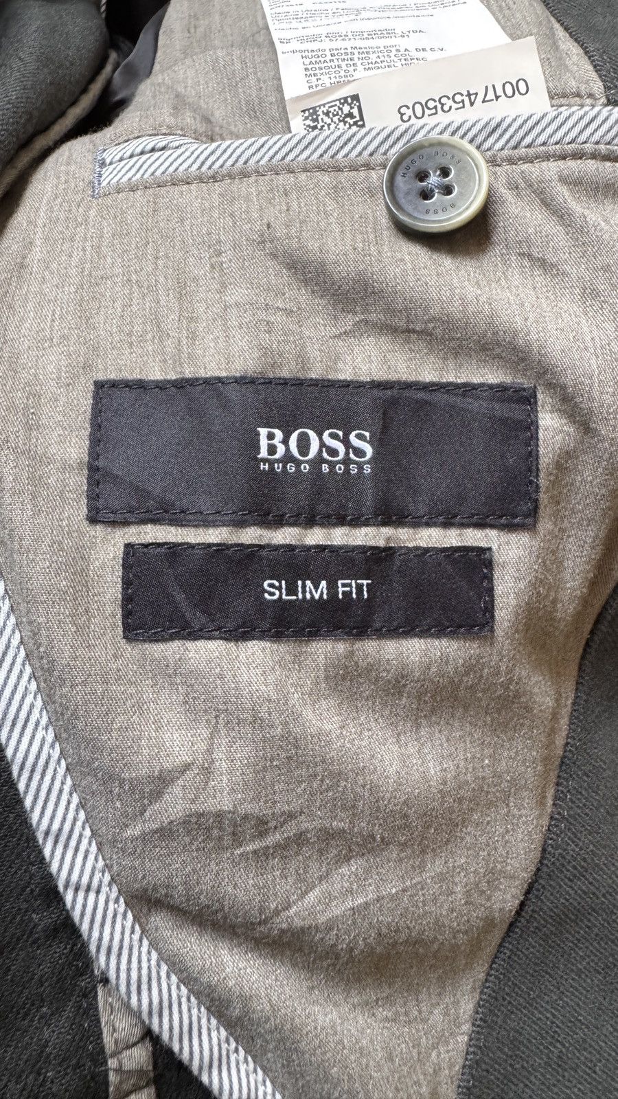 Designer × Hugo Boss HUGO BOSS BLAZER Size 36R - 10 Thumbnail