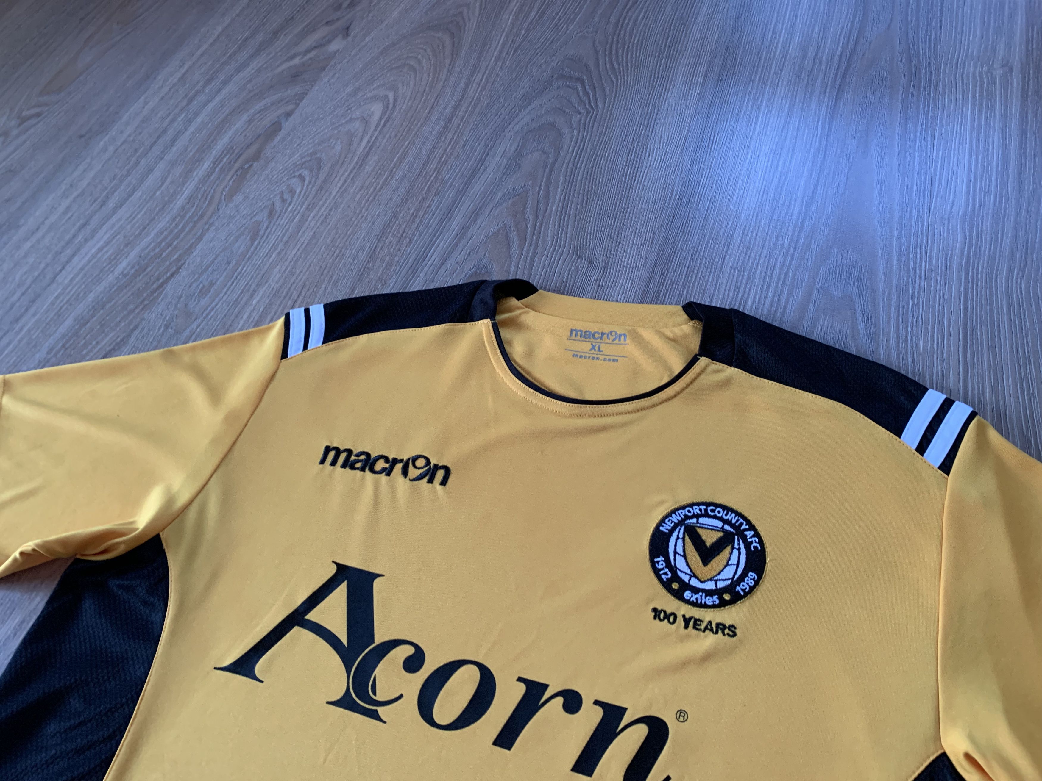 Macron × Vintage Vintage Macron Newport County Shirt Size US XL / EU 56 / 4 - 3 Thumbnail