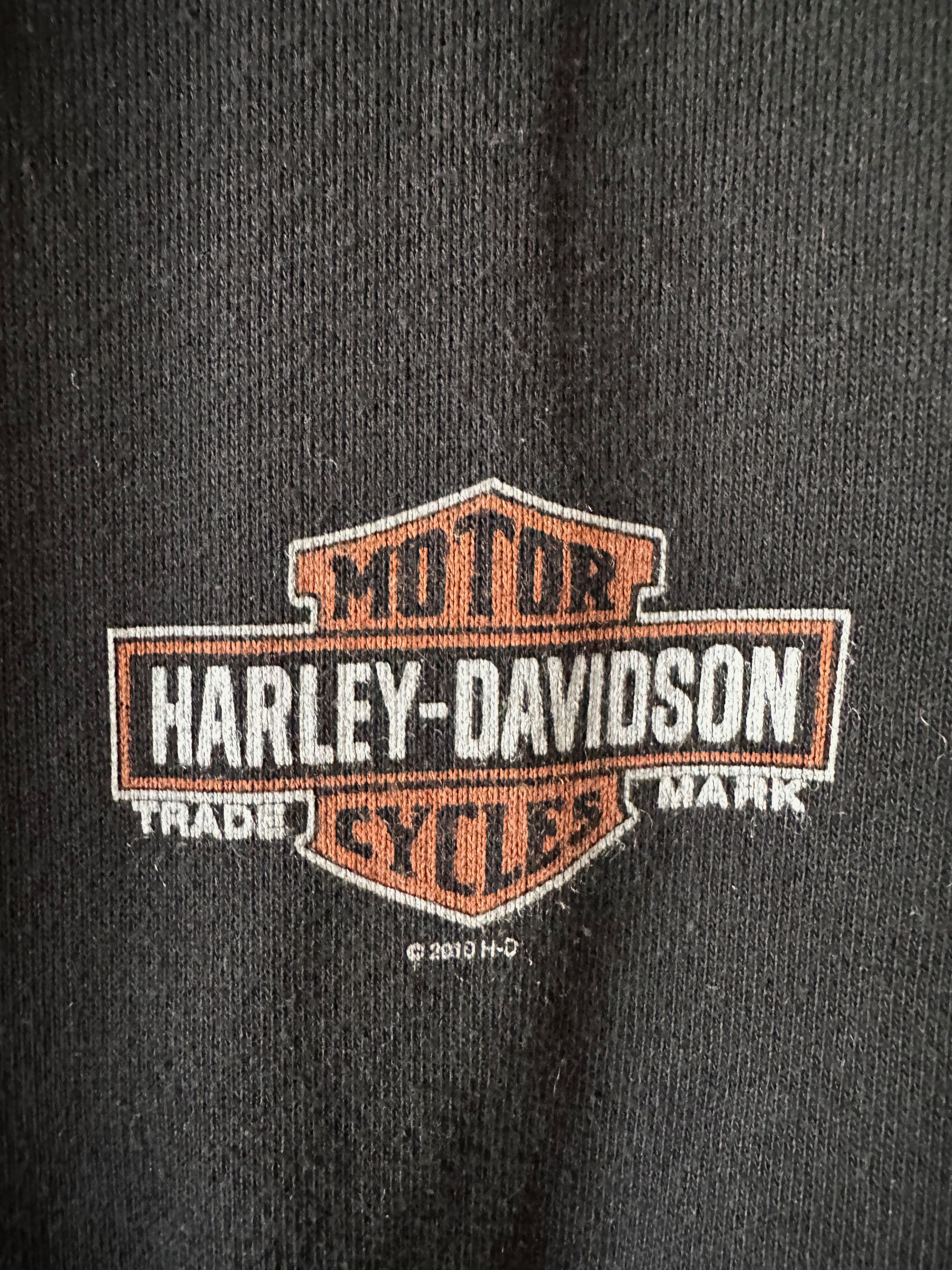 Harley Davidson 2010 Harley Davidson Sweatshirt full zip black Size L / US 10 / IT 46 - 9 Thumbnail