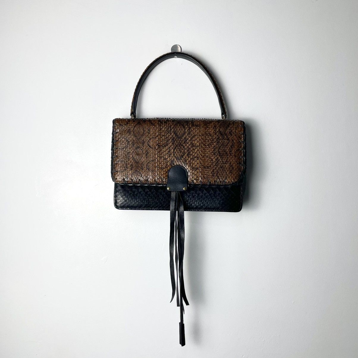Chloe RARE Chloé Exotic Python Flap Bag Phoebe Philo Era 2003–2006 Size ONE SIZE - 2 Thumbnail