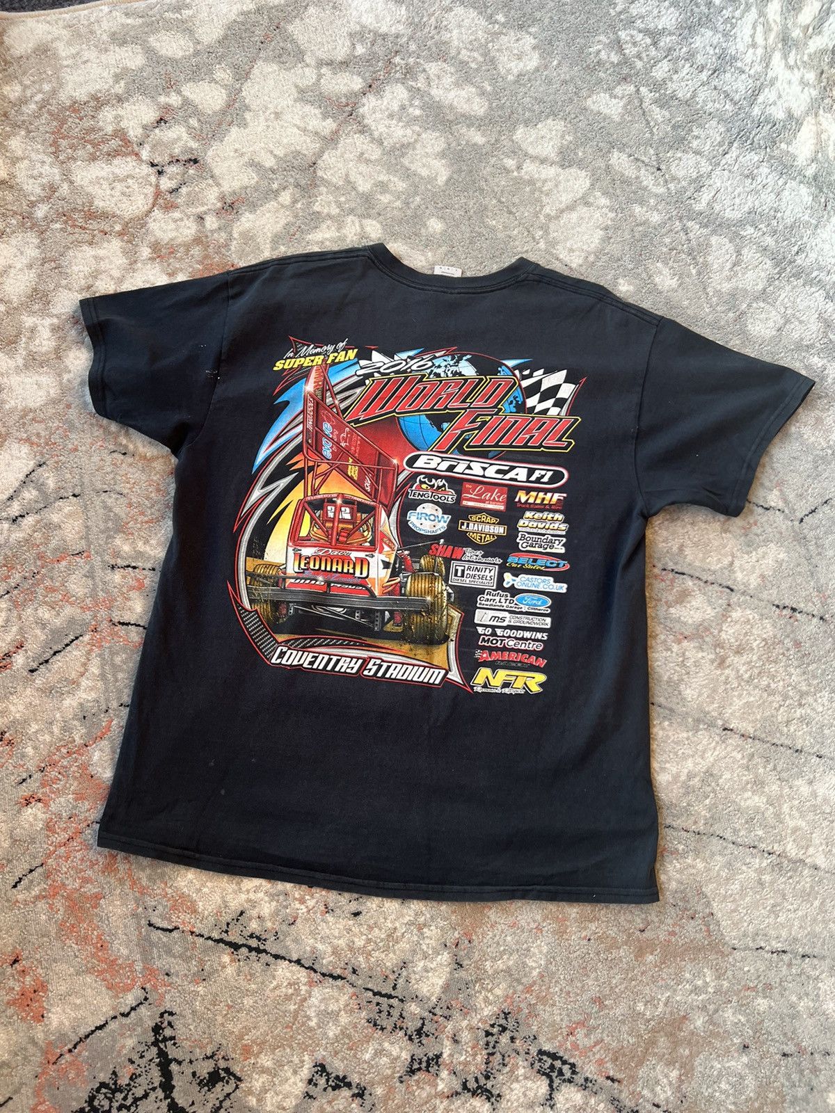 Formula 1 BriSCA F1 Vintage World Final Tee Size US L / EU 52-54 / 3 - 6 Thumbnail