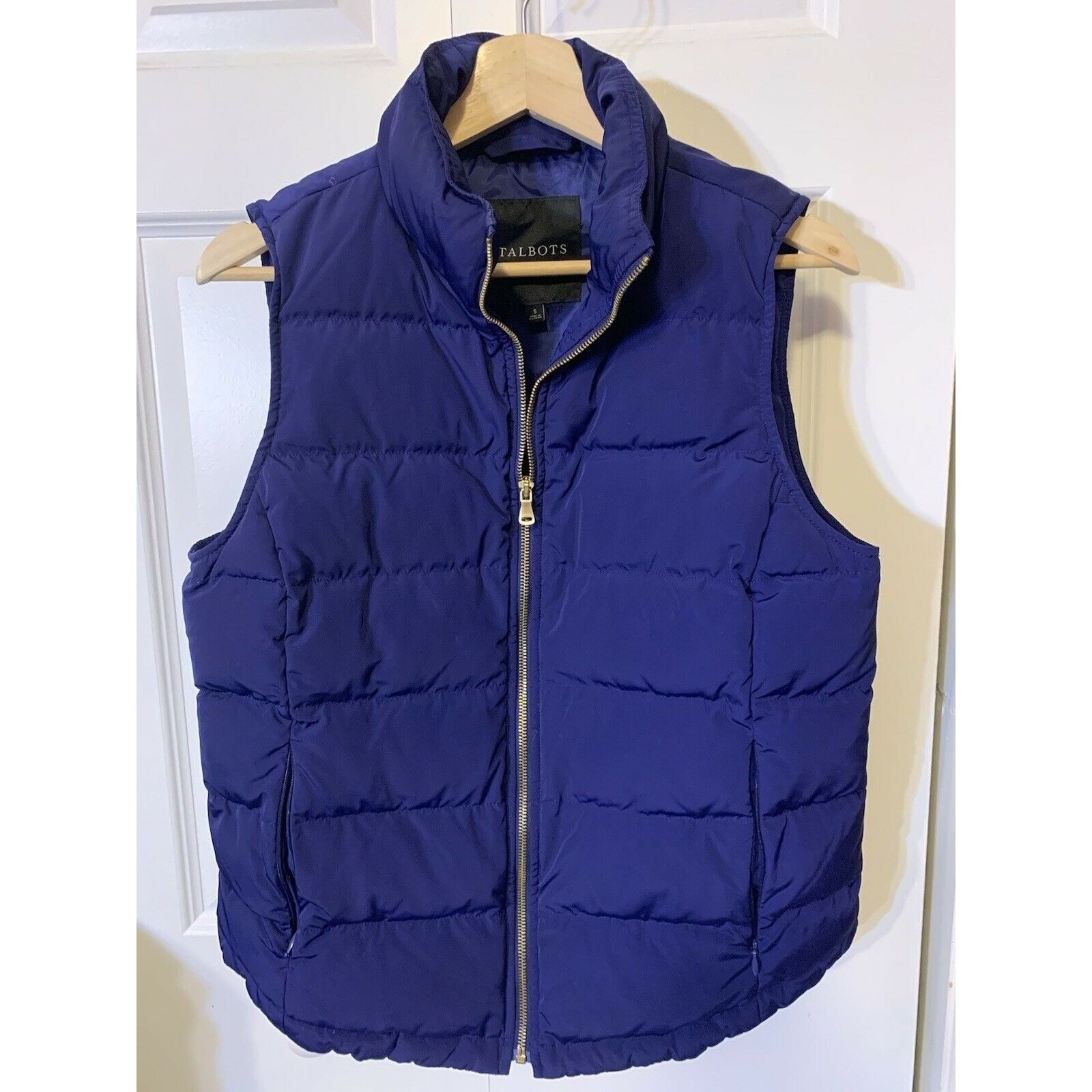 Talbots Talbots Blue Button Up Puffer Vest Sz S Size S / US 4 / IT 40 - 5 Thumbnail