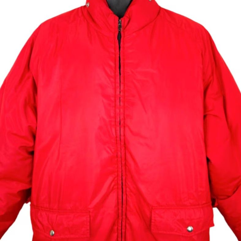 Vintage VINTAGE Pacific Trail Puffer Jacket Mens Size L Red 80s Goose Down Nylon Zip Winter Ski Streetwear Size US L / EU 52-54 / 3 - 2 Thumbnail