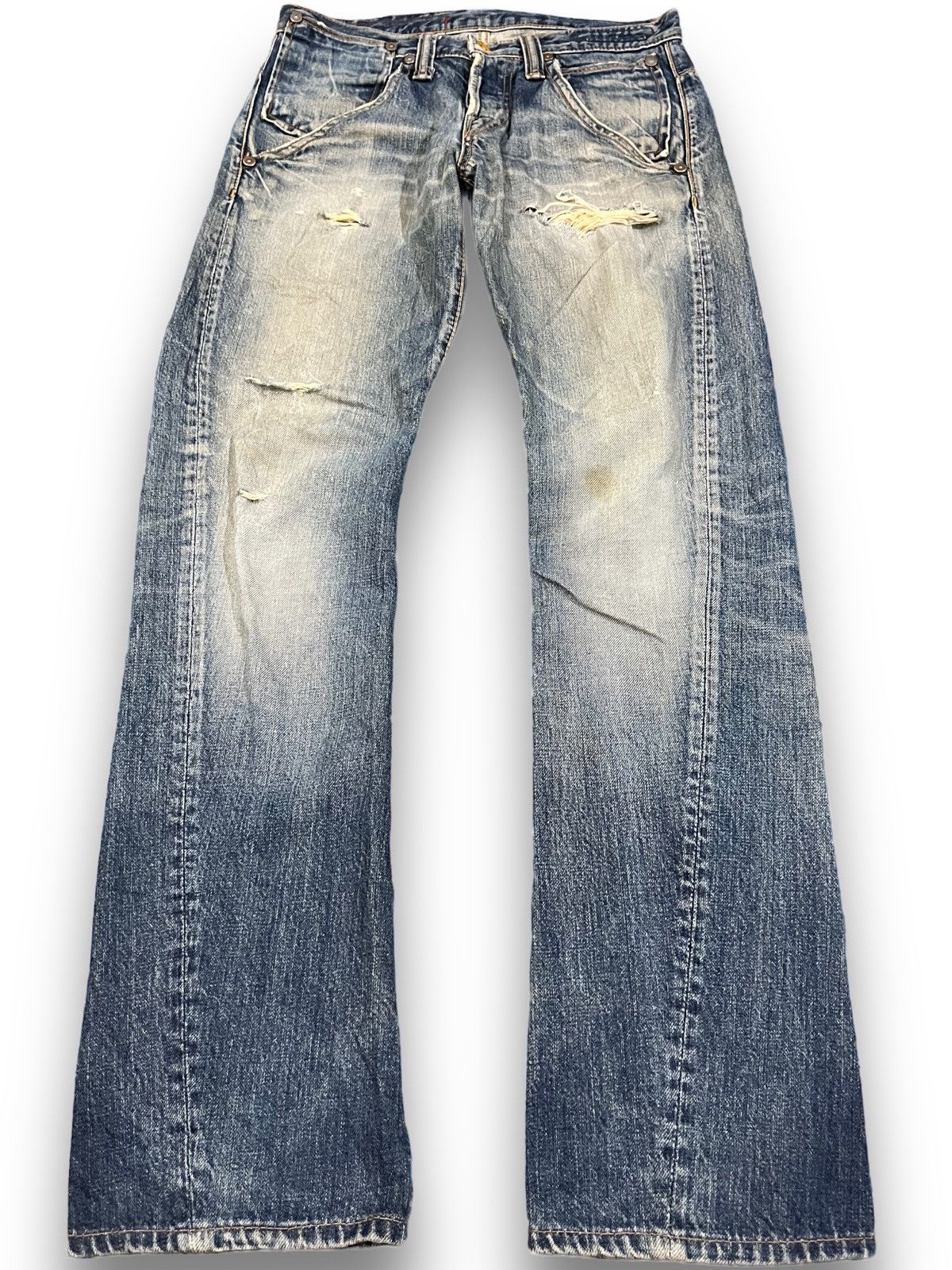 Japanese Brand × Spellbound × Vintage Vintage SpellBound Punk Curvy Leg Denim Size US 30 / EU 46 - 1 Thumbnail