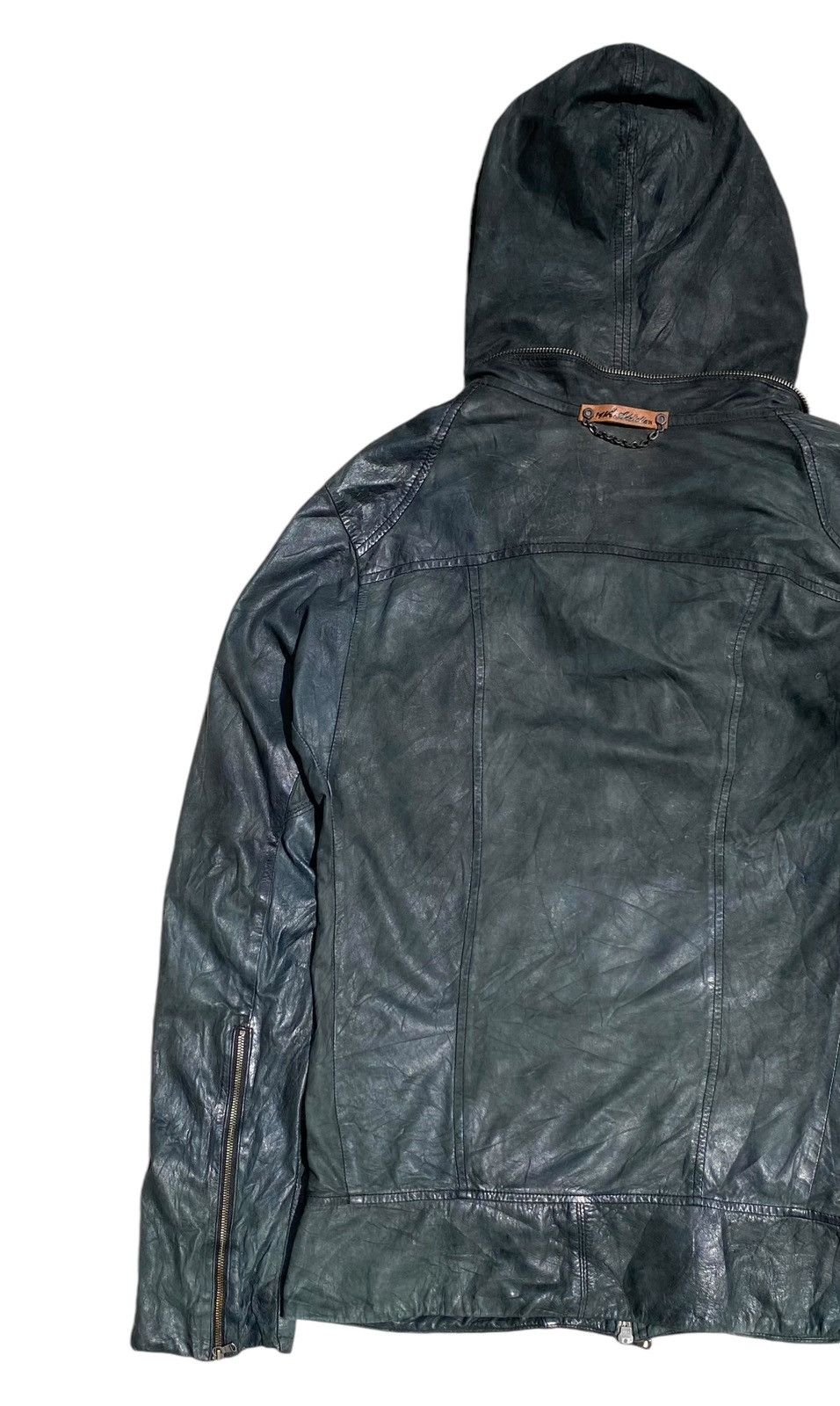 14th Addiction Rare‼️ 14Th Addiction Beat It Sheep Skin Hoodie Jacket Size US S / EU 44-46 / 1 - 11 Thumbnail