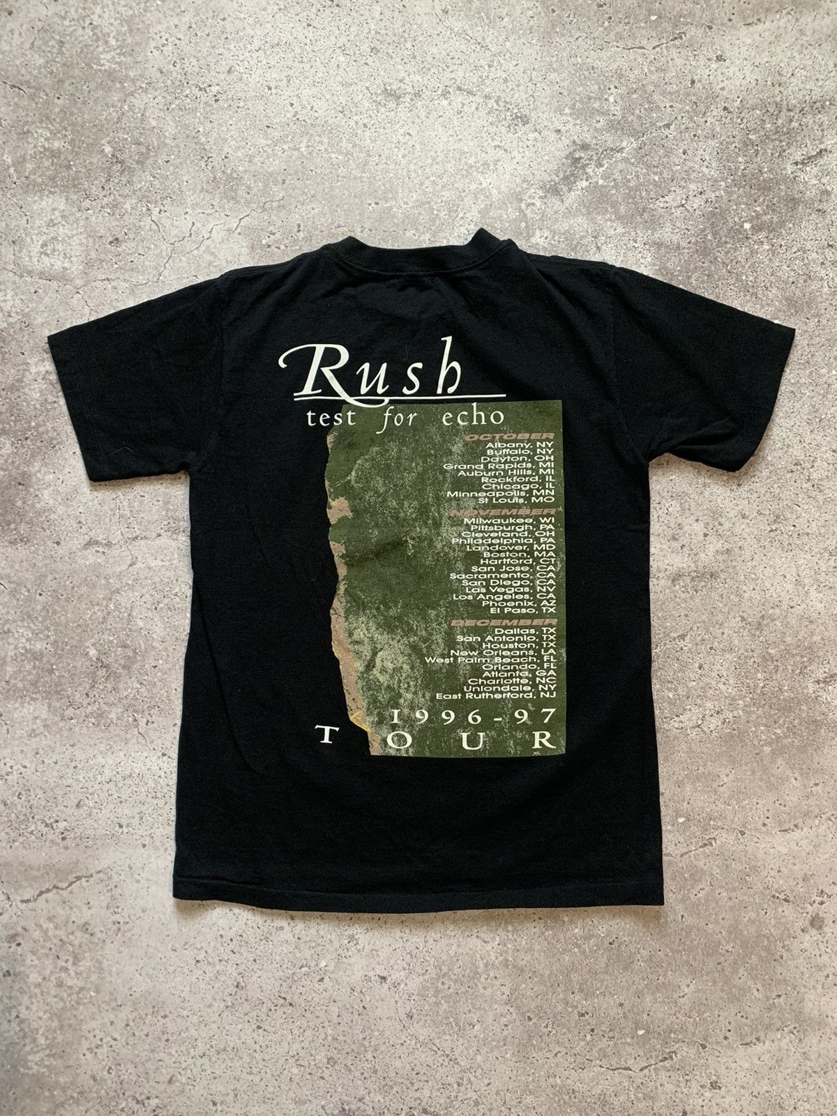 Band Tees Vintage Rush 1996-1997 Band Tour T Shirt Test for Echo Size US M / EU 48-50 / 2 - 2 Thumbnail