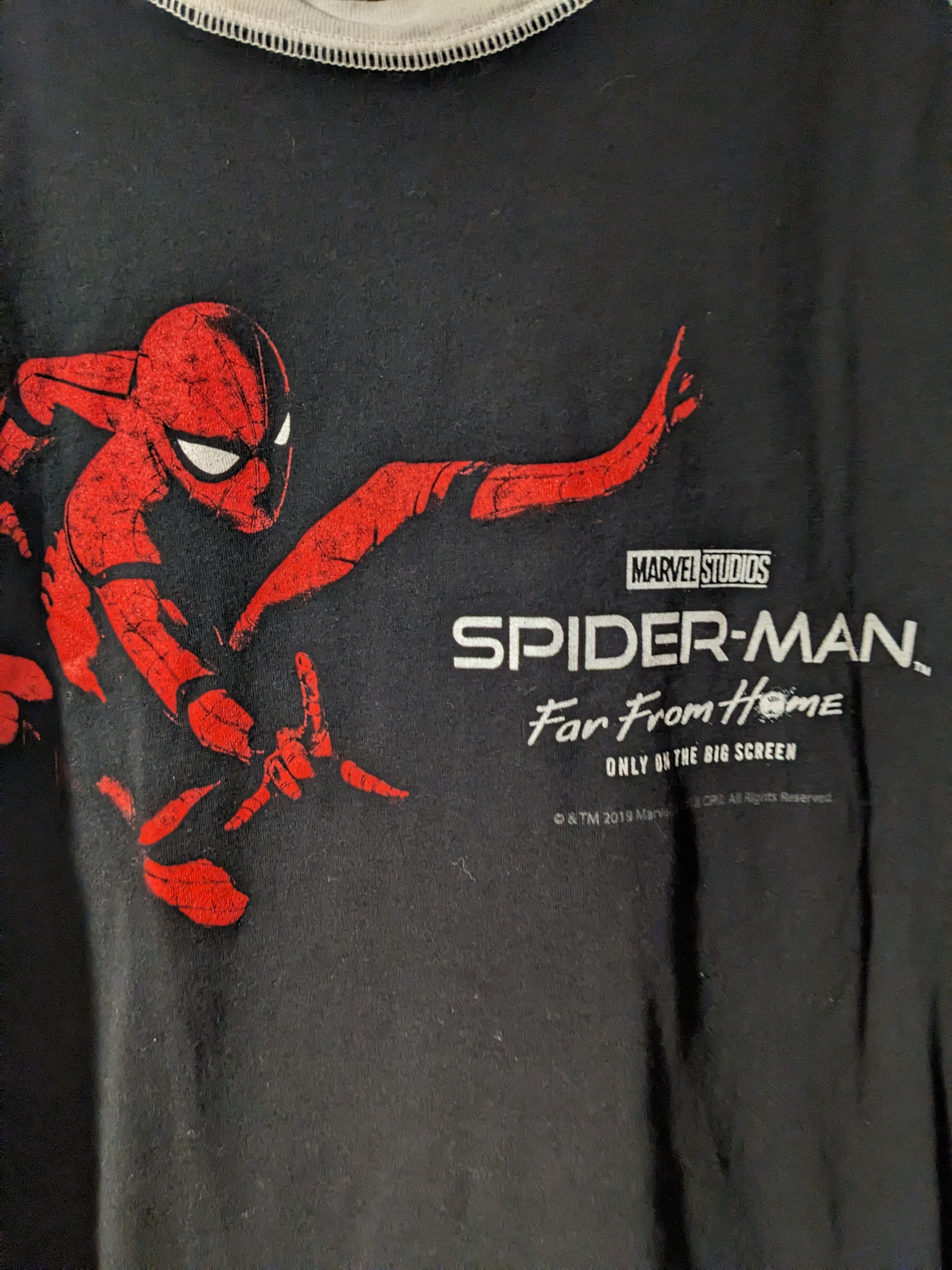 Marvel Comics Spider-Man Far from Home Movie Promo Large Baseball T-Shirt Size US L / EU 52-54 / 3 - 2 Thumbnail