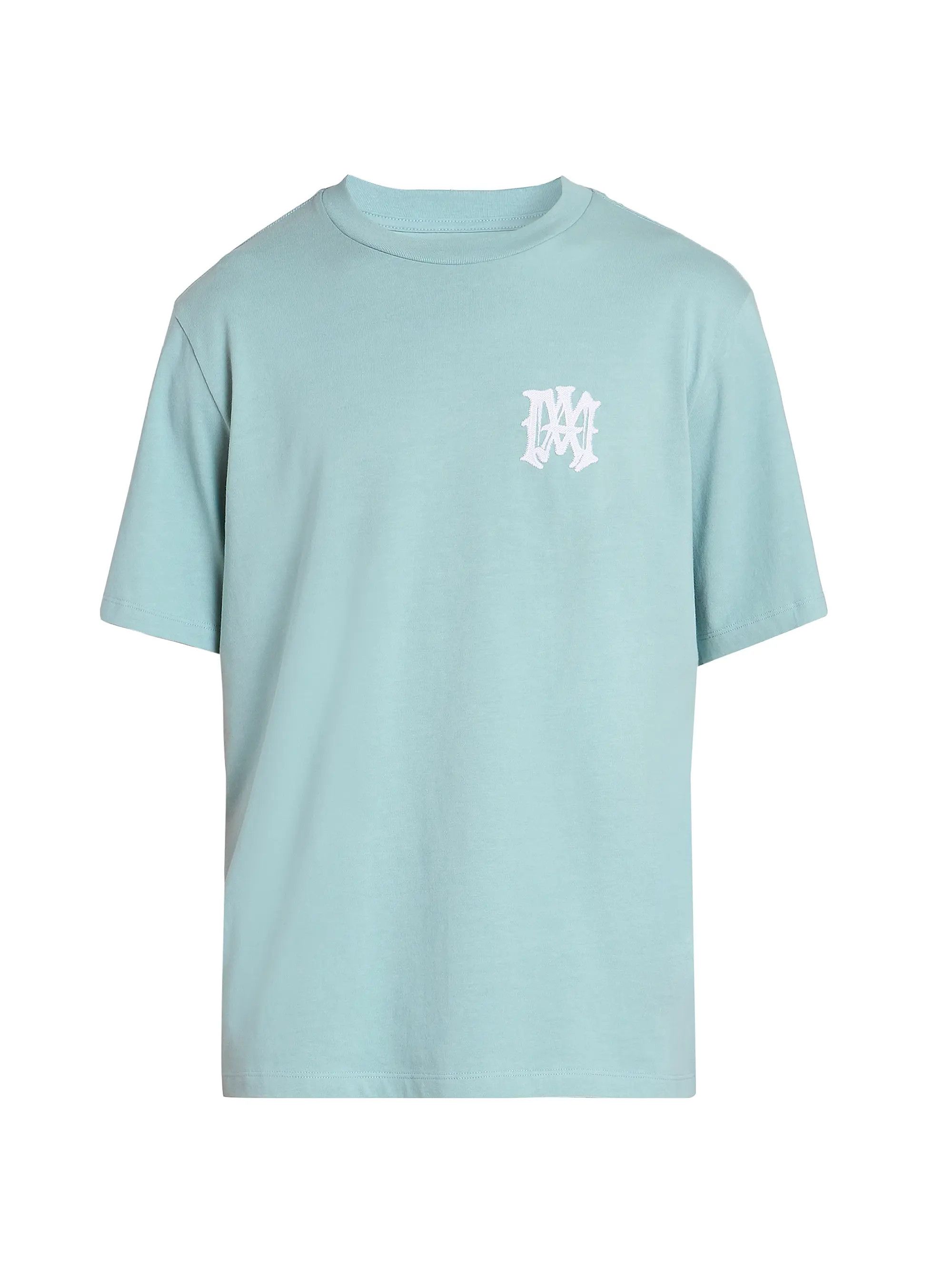 Amiri os11x0526 MA Chateau Embroidered Logo T-Shirt in Blue Size US XL / EU 56 / 4 - 1 Thumbnail