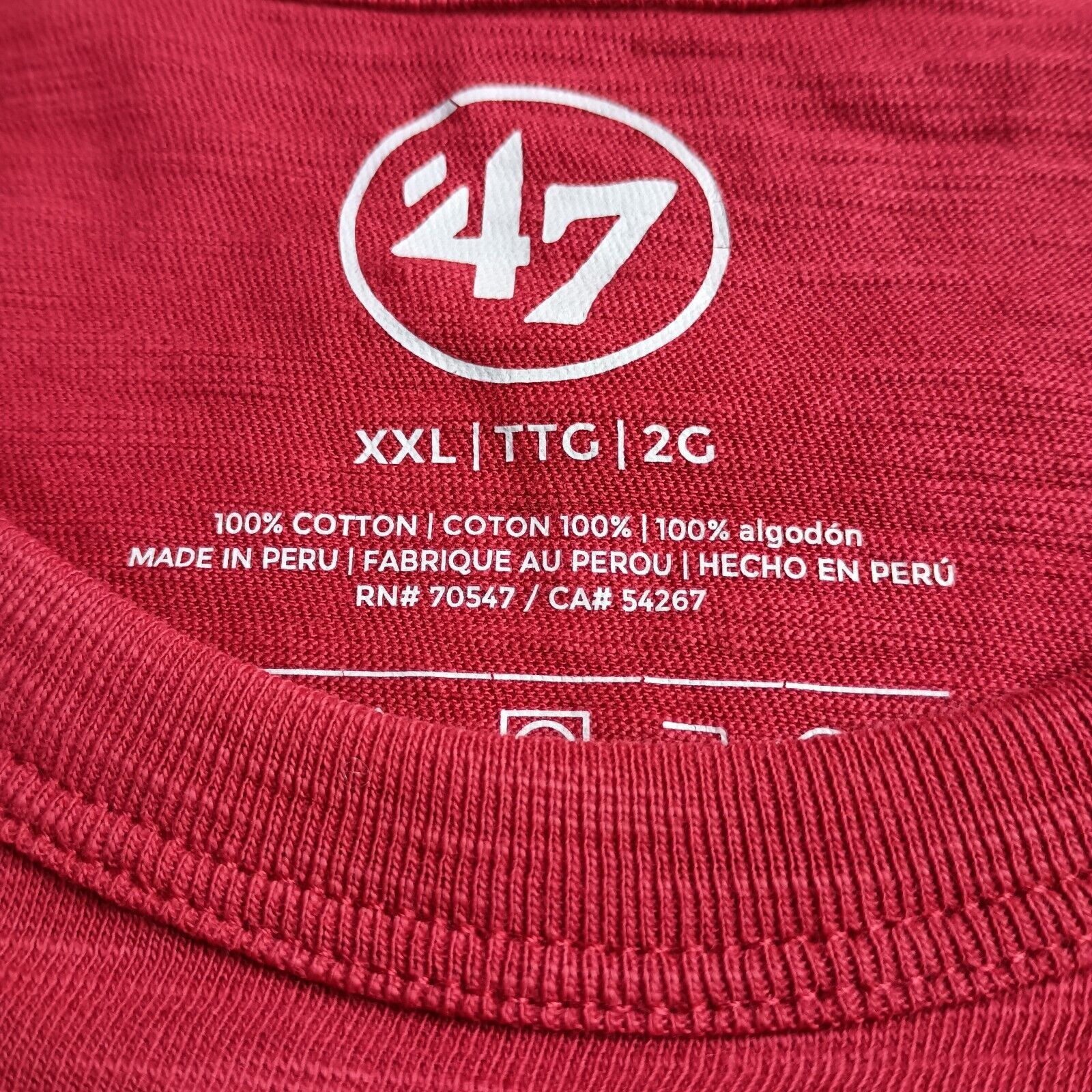 47 Brand Washington Capitals T-shirt Men's 2XL '47 Brand Rescue Red Size US XXL / EU 58 / 5 - 3 Thumbnail