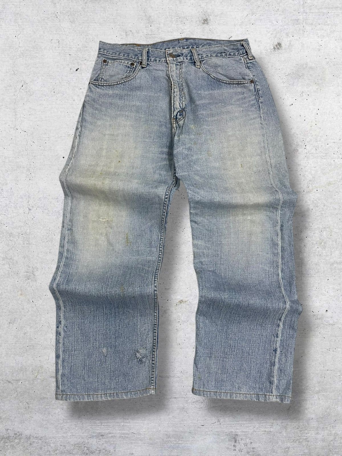 Levi's Vintage Clothing VINTAGE 503 LEVIS USA DESIGNER 90S OLD STAIN DISTRESS DENIM Size US 32 / EU 48 - 1 Thumbnail