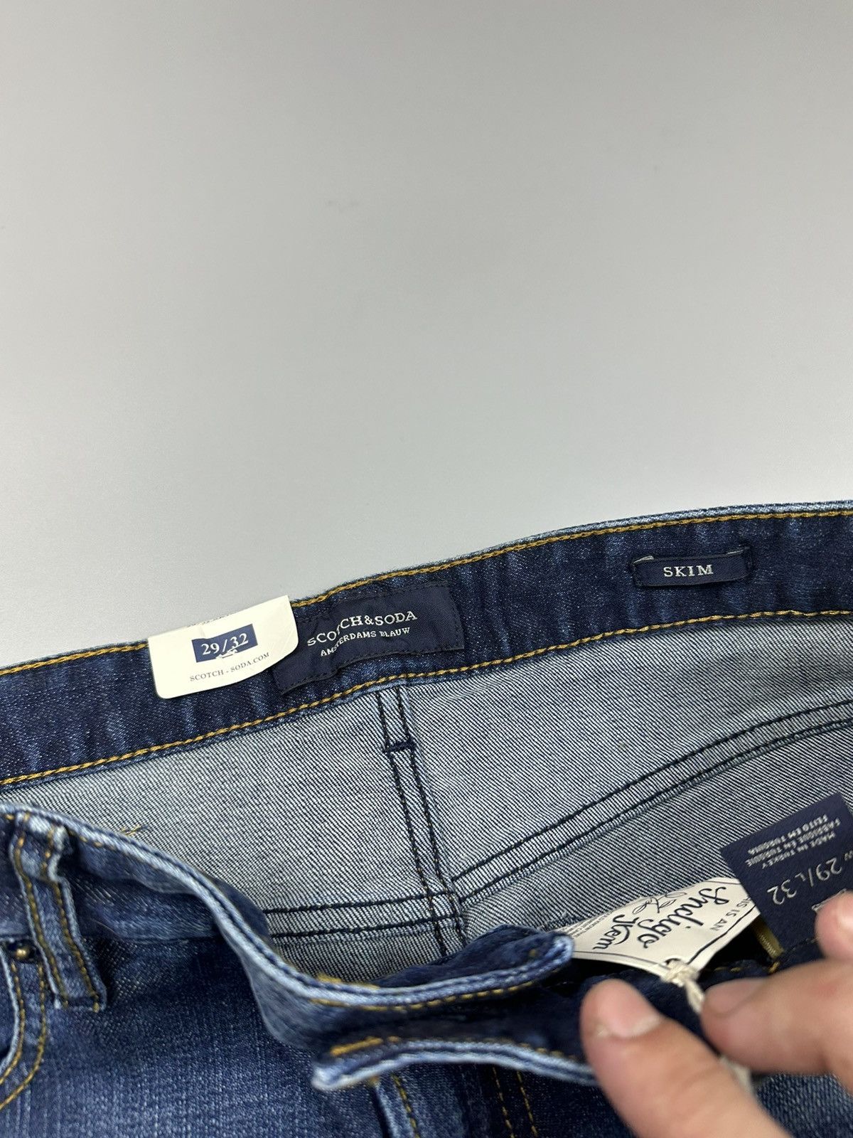 Scotch & Soda Scotch&Soda Washed Blue Skiny Jeans Ralston Size US 29 - 4 Thumbnail