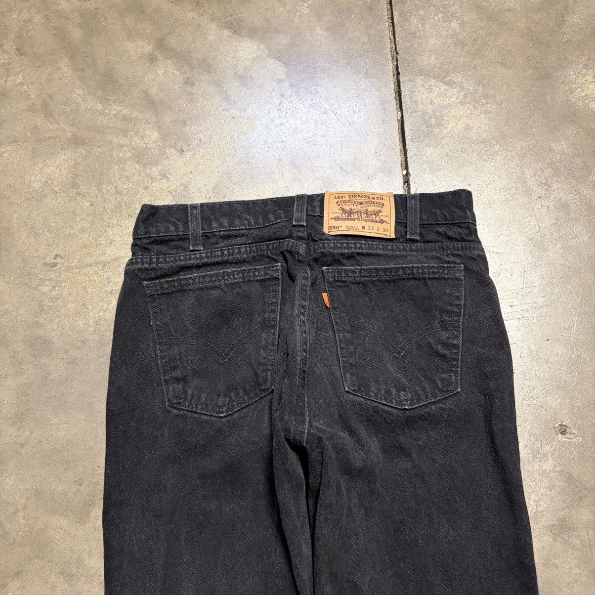 Levi's Vintage 90s Levis 550 Orange Tab Denim Jeans Faded Western Size US 33 - 10 Thumbnail