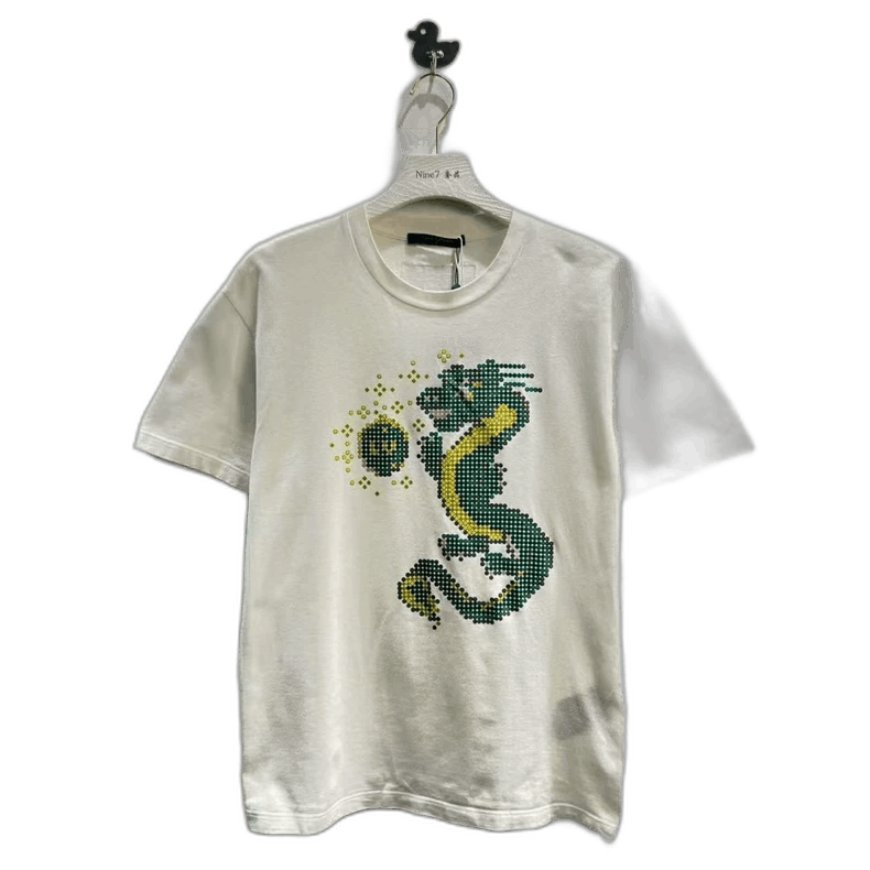 Louis Vuitton Louis Vuitton Limited Edition Dragon Logo Tee-yf Size US M / EU 48-50 / 2 - 1 Thumbnail
