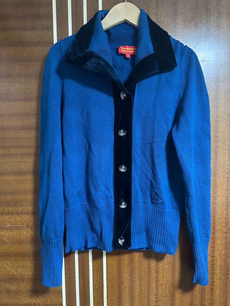 Vivienne Westwood Vivienne Westwood Blue embroidered Saturn sweater Size L / US 10 / IT 46 - 3 Thumbnail