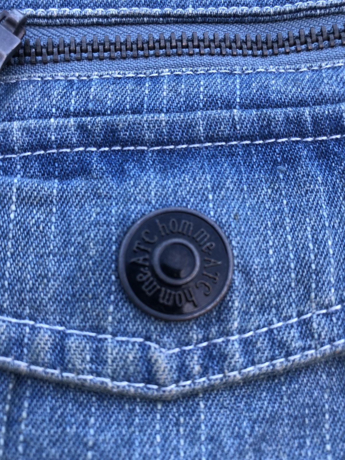 Japanese Brand × Le Grande Bleu (L.G.B.) × Vintage Vintage Mud Wash In The Attic Homme Bondage Denim Jacket Size US XL / EU 56 / 4 - 15 Thumbnail