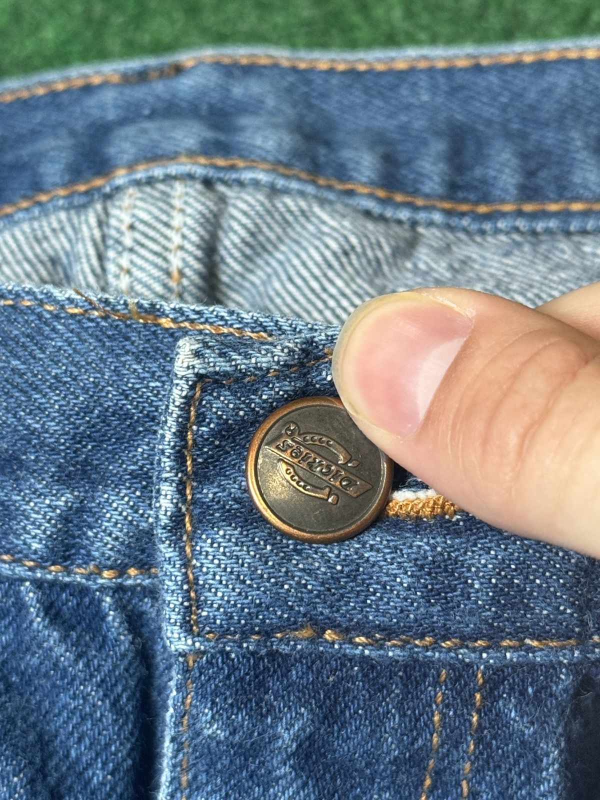 Dickies × Vintage Vintage 60s 70s Dickies Regular Fit Talon Zipper Jeans Size US 36 / EU 52 - 5 Thumbnail
