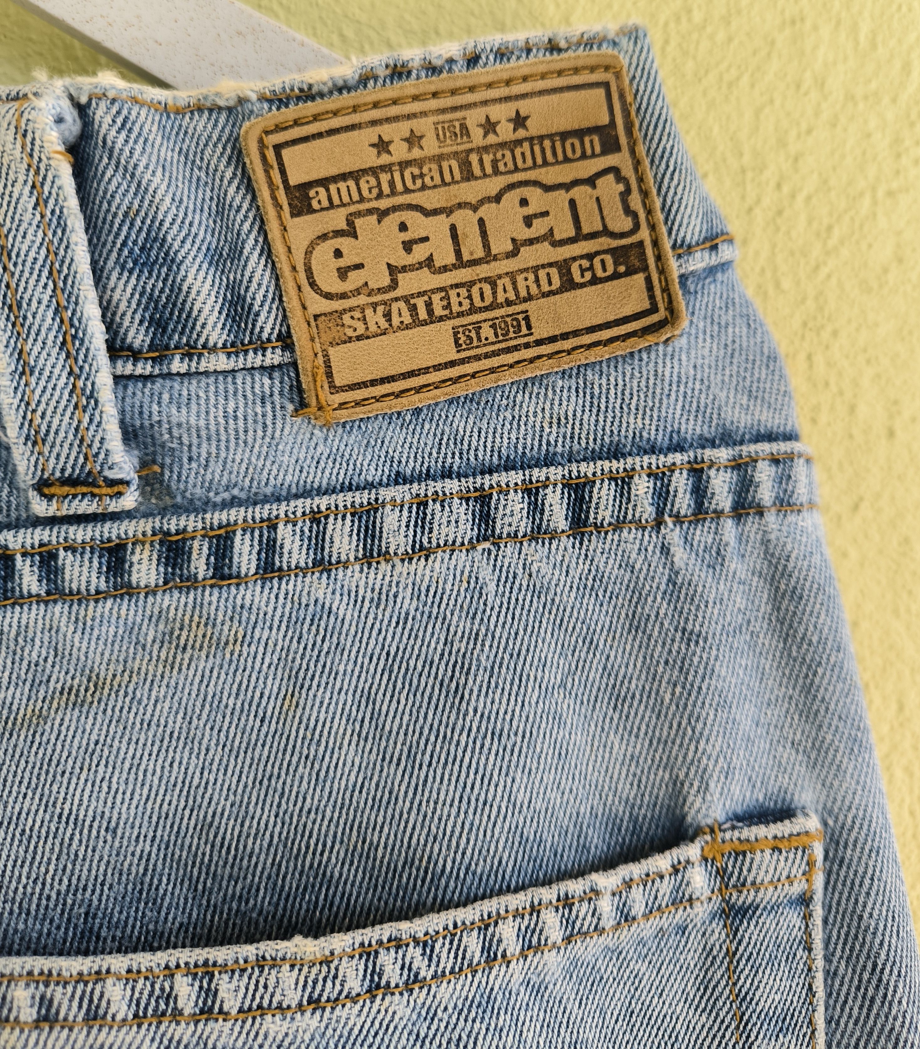 Element Vtg 90's ELEMENT made in USA classic jeans Size US 36 / EU 52 - 10 Thumbnail