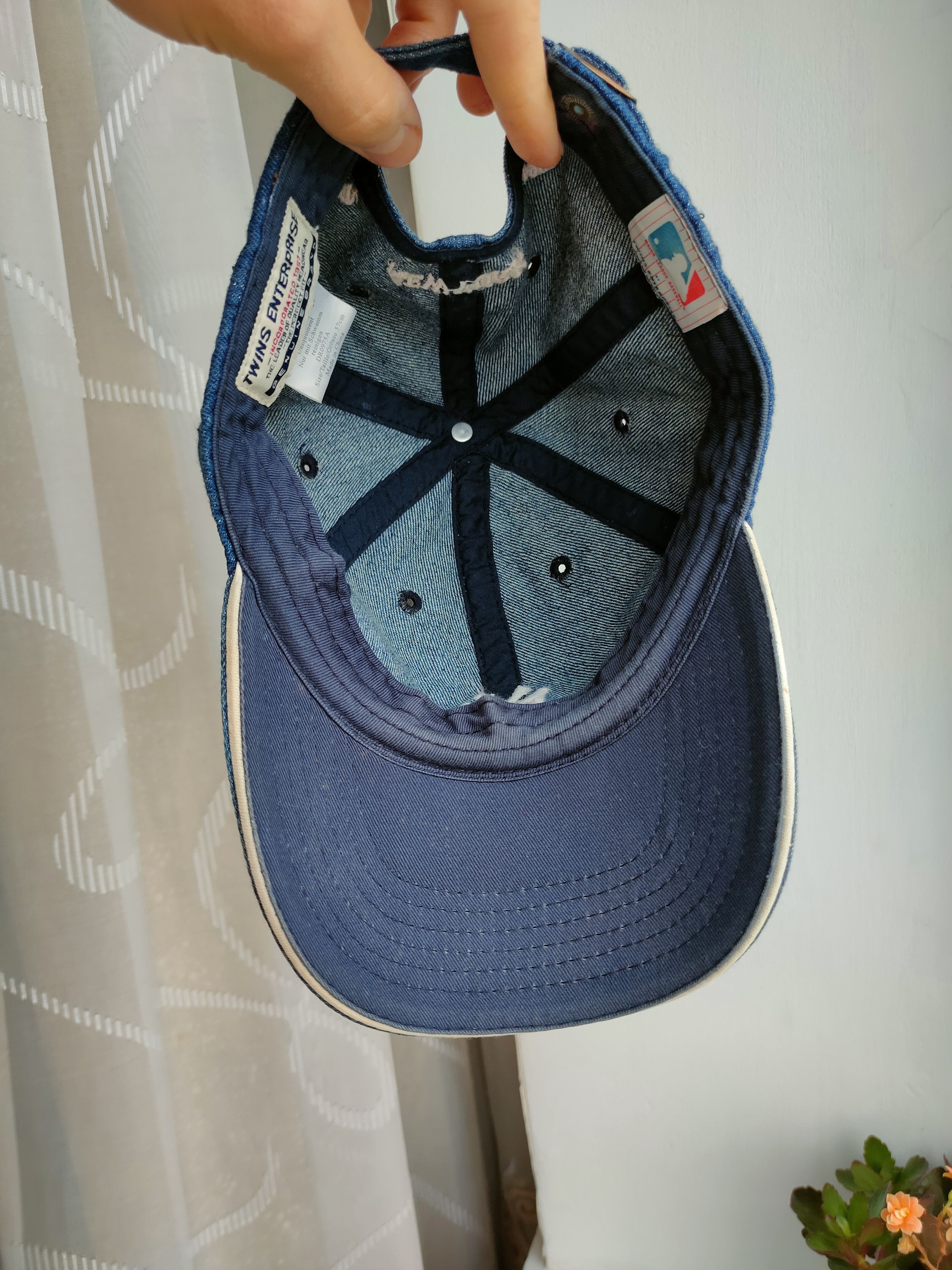 MLB × Twins Enterprise Inc. Vintage NY Yankees MLB Denim with Pink Logo Cap Unisex Size ONE SIZE - 8 Thumbnail