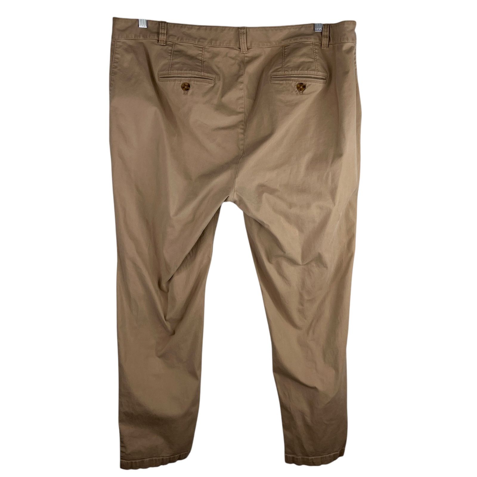 Other Talbots Womens Capri Pants Khaki Beige 16W Size 38" / US 16 / IT 52 - 2 Thumbnail