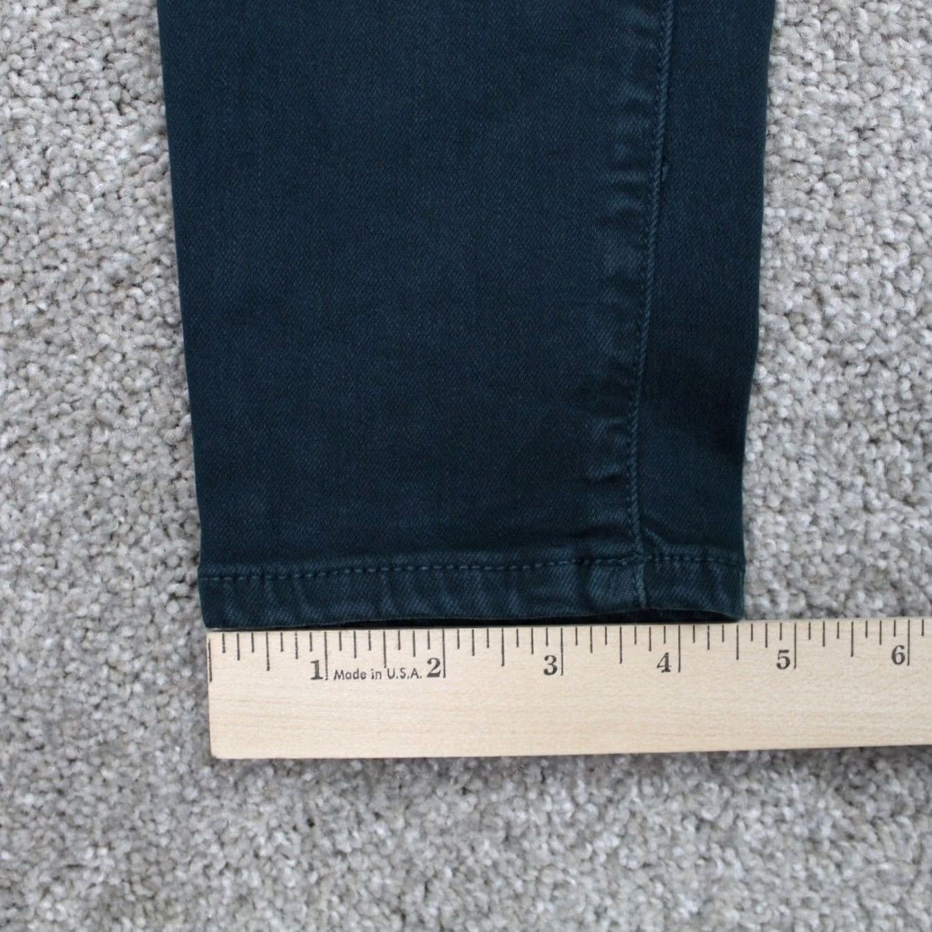 American Eagle Outfitters American Eagle Outfitters Jegging Jeans Womens 10 Green Distressed Stretch 29 in Inseam Regular Rise Mid 8.5-10.5 in 90s Grunge Preppy AE Jeggings Size 32" / US 10 / IT 46 - 4 Thumbnail