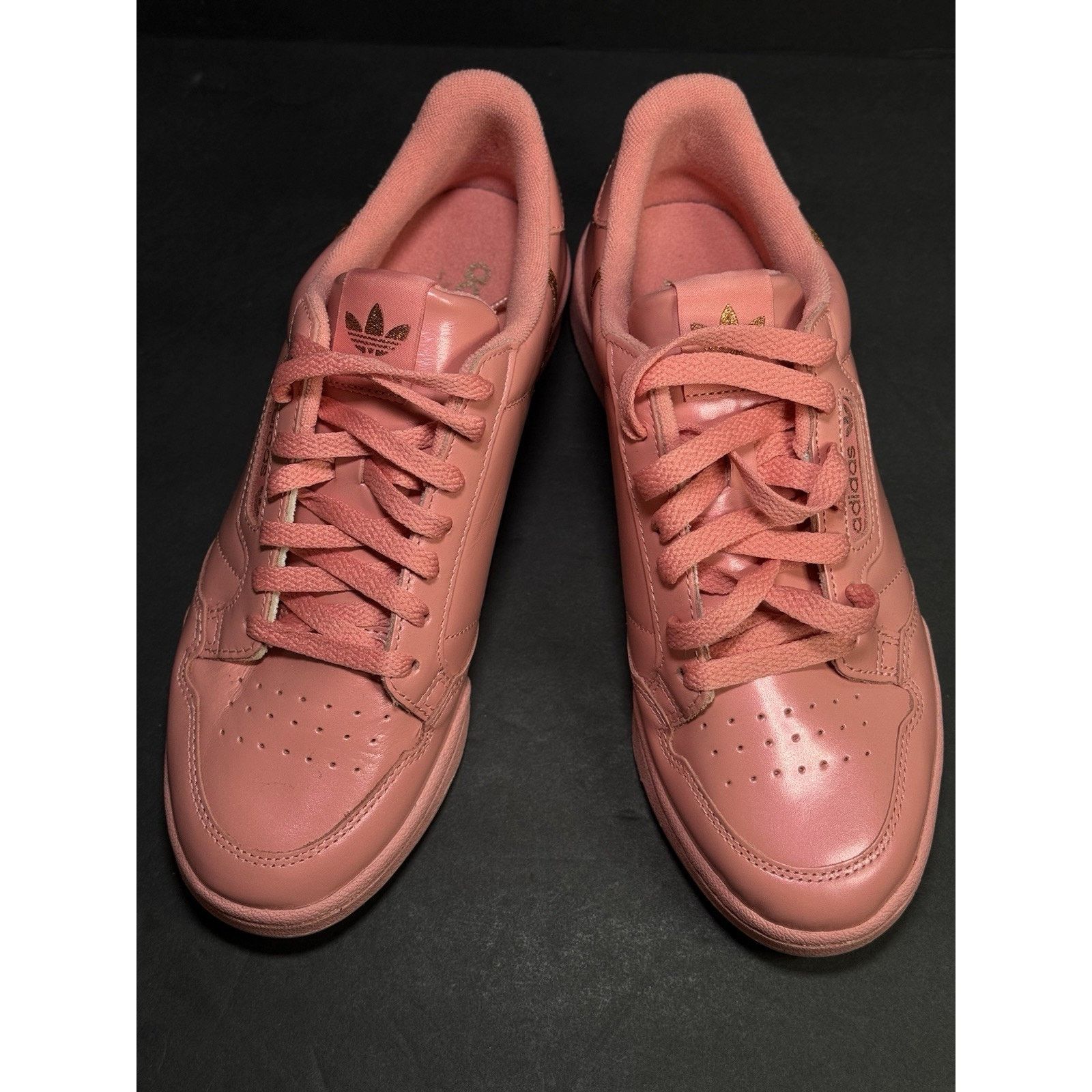 Adidas Adidas Womens Pink Metalic Leather Athletic Shoes Size 9 Size US 9 / IT 39 - 4 Thumbnail