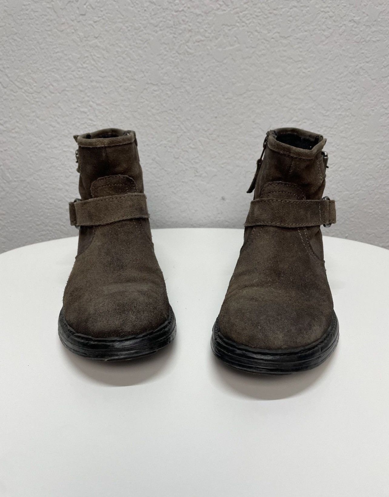 If Six Was Nine Vintage Italian AS 98 Vibe Guidi Style Leather Biker Boots Size US 7 / EU 40 - 3 Thumbnail