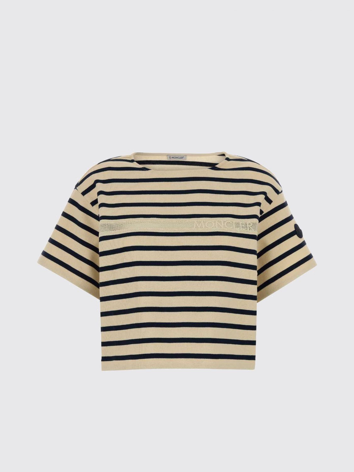 Moncler Moncler T-Shirt Woman White Size M / US 6-8 / IT 42-44 - 1 Preview