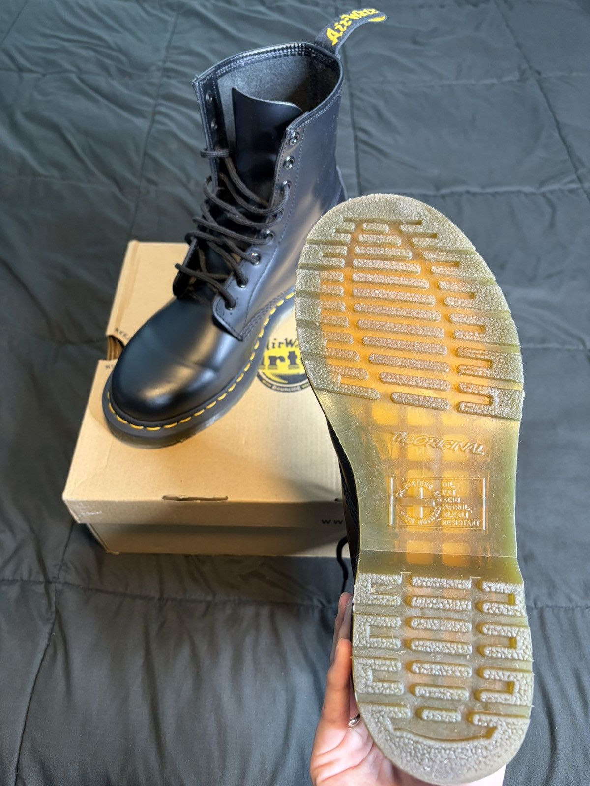 Dr. Martens Dr. Martens 1460W “Black” Boots Size US 10 / EU 43 - 3 Thumbnail