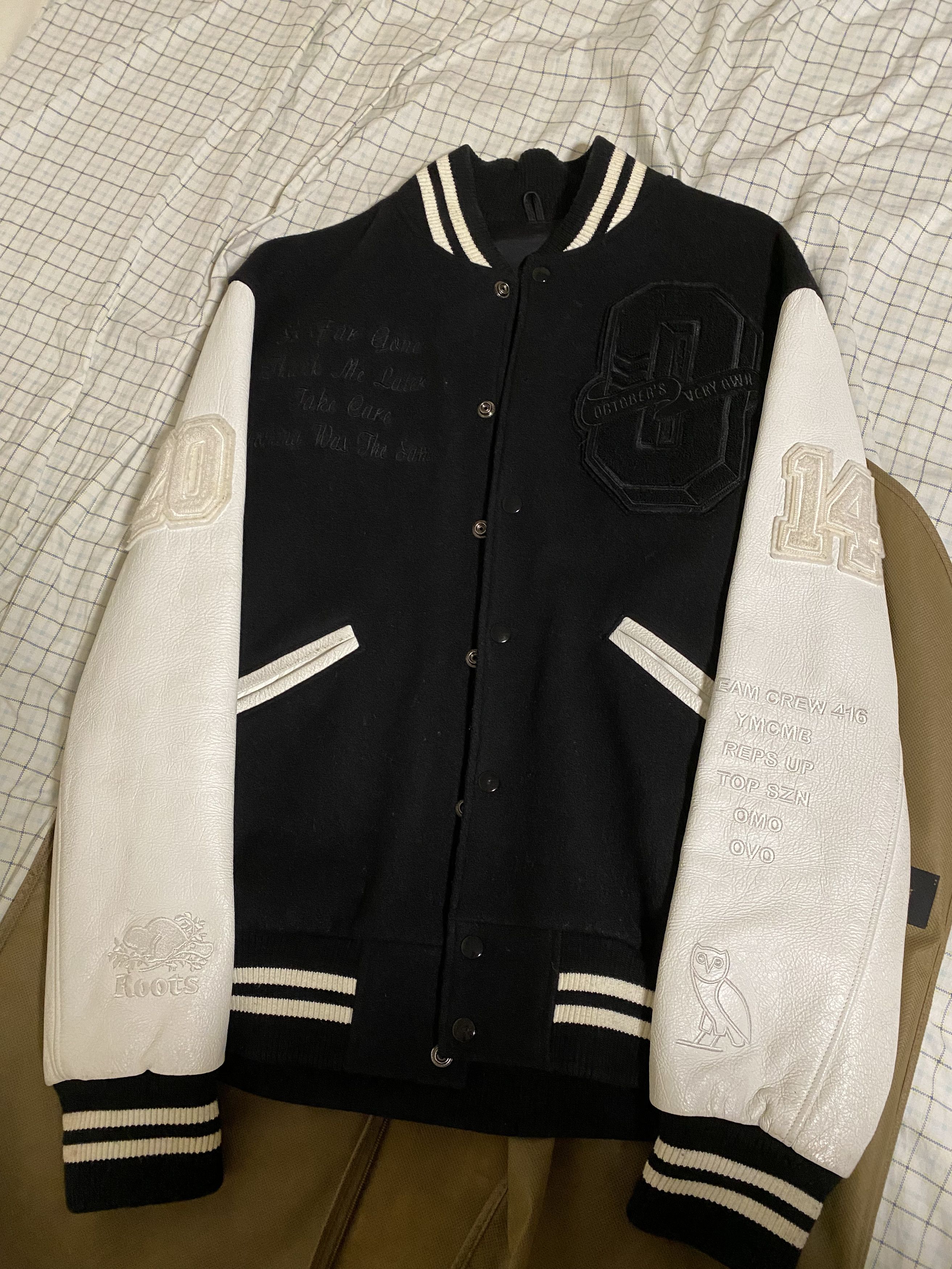 October's Very Own × Roots OVO Roots 2014 Varsity Jacket Size US L / EU 52-54 / 3 - 1 Thumbnail
