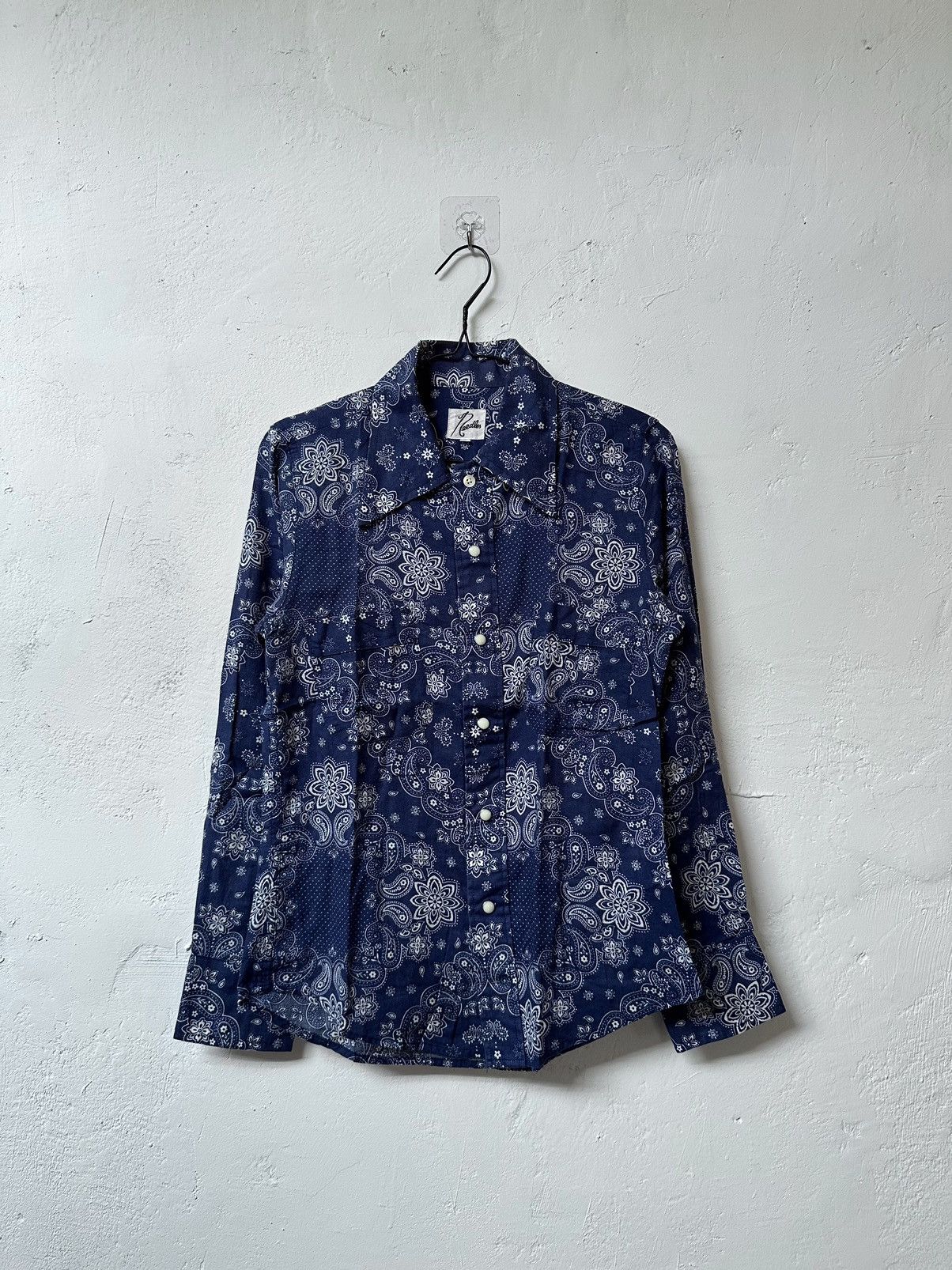 Needles needles classic shirt wool paisley JQ | Grailed