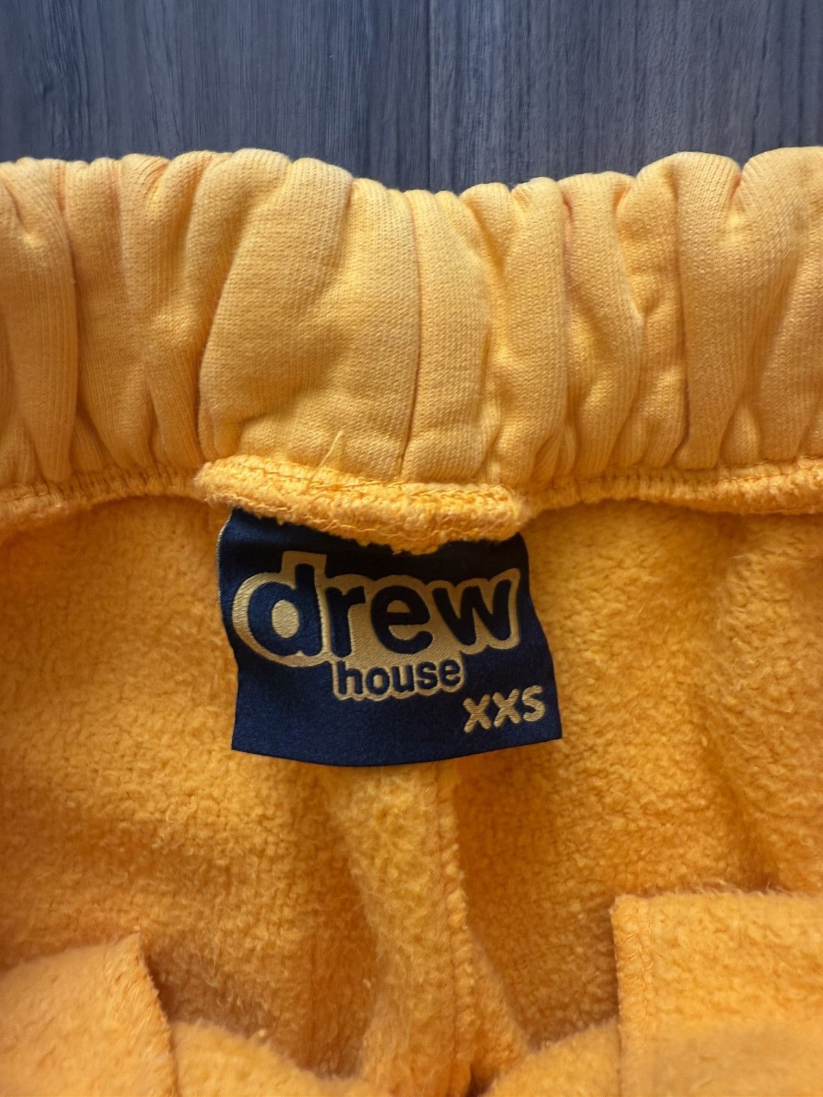 Drew House Drew House Yellow Fleece Sweatpants Joggers XXS Smiley Size US 28 / EU 44 - 3 Thumbnail